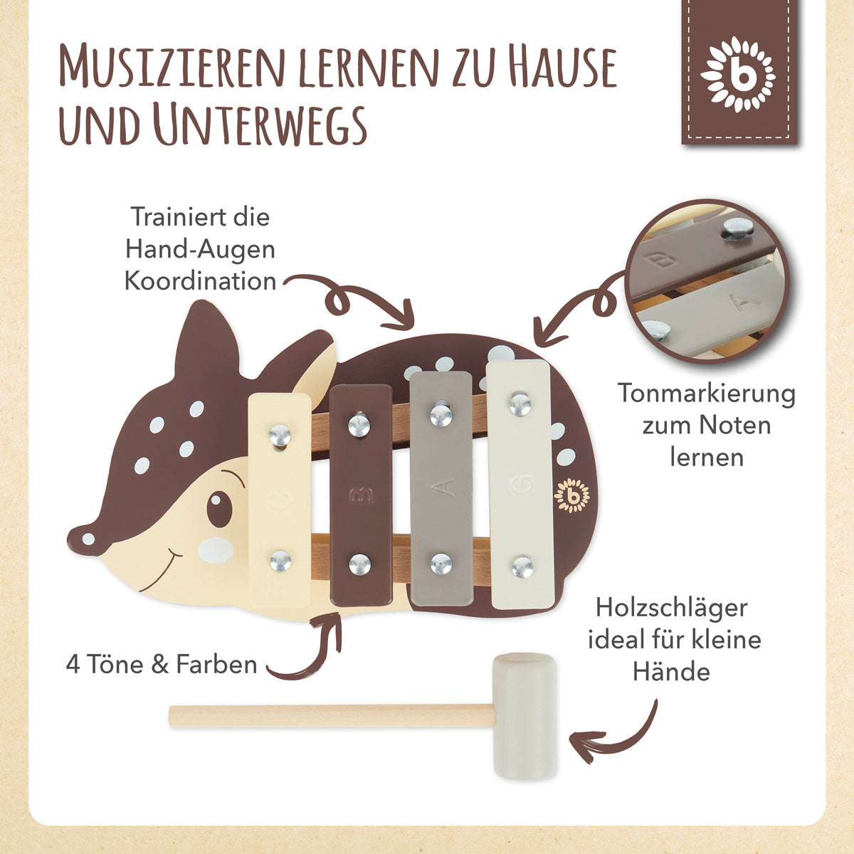 Mini Xylophon Reh FSC®