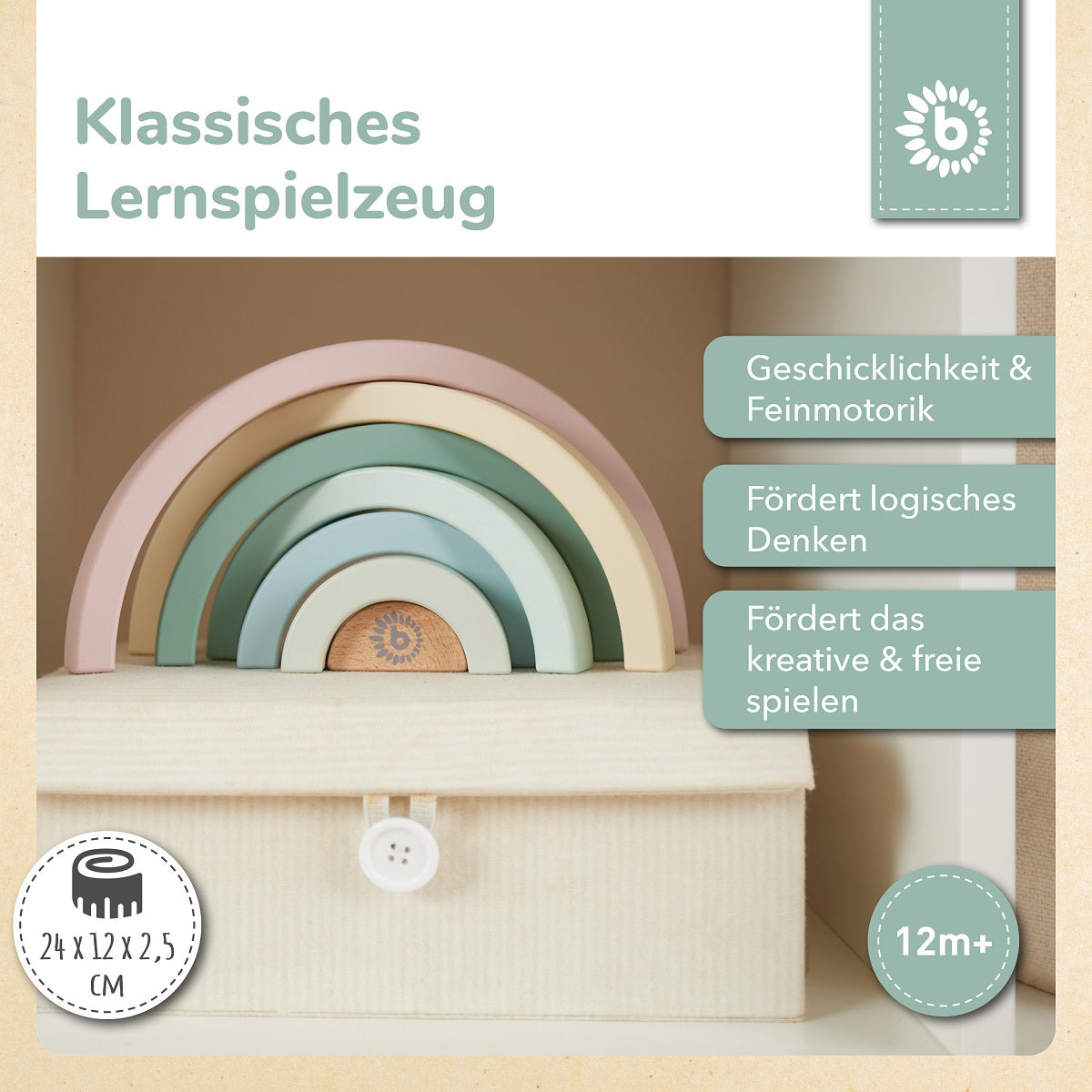 Regenbogen rose FSC®