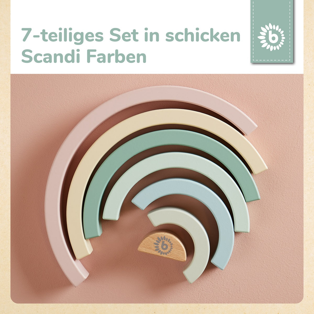 Regenbogen rose FSC®
