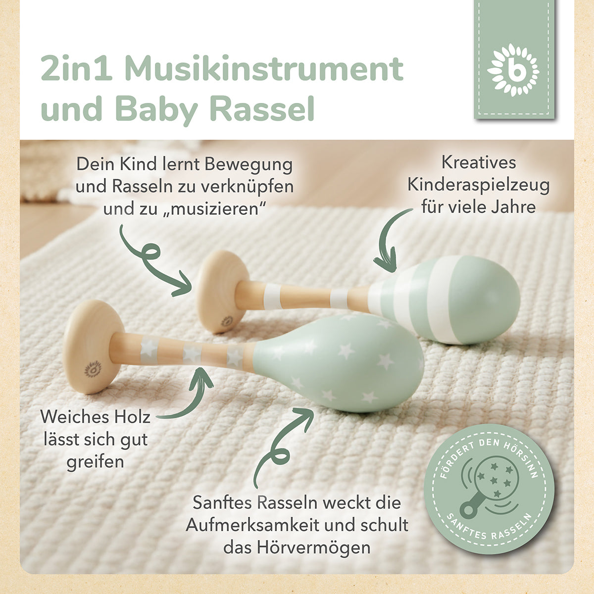 Maracas 2er Set reef