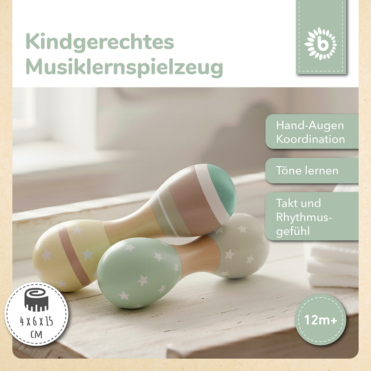 Hantelrasseln 2er Set