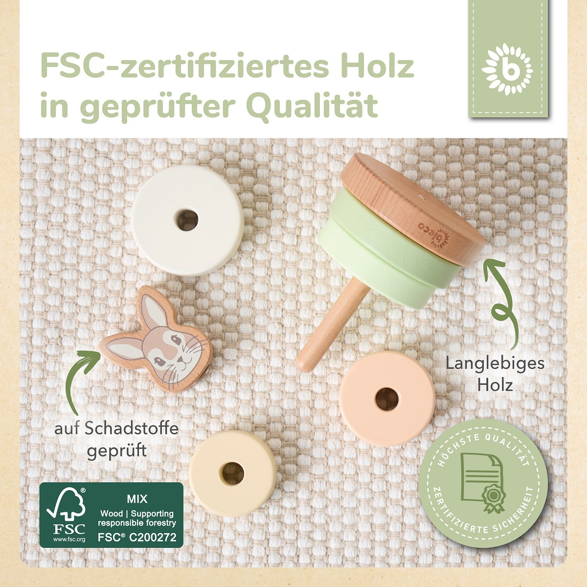 STAPELTURM HASE FINE FSC®