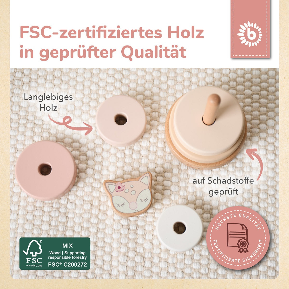 STAPELTURM REH ELLA FSC®