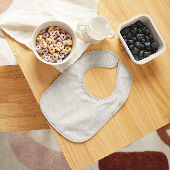 Lätzchen 5er Set slate