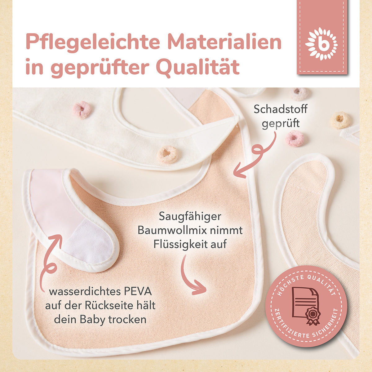 Lätzchen 5er Set Ella