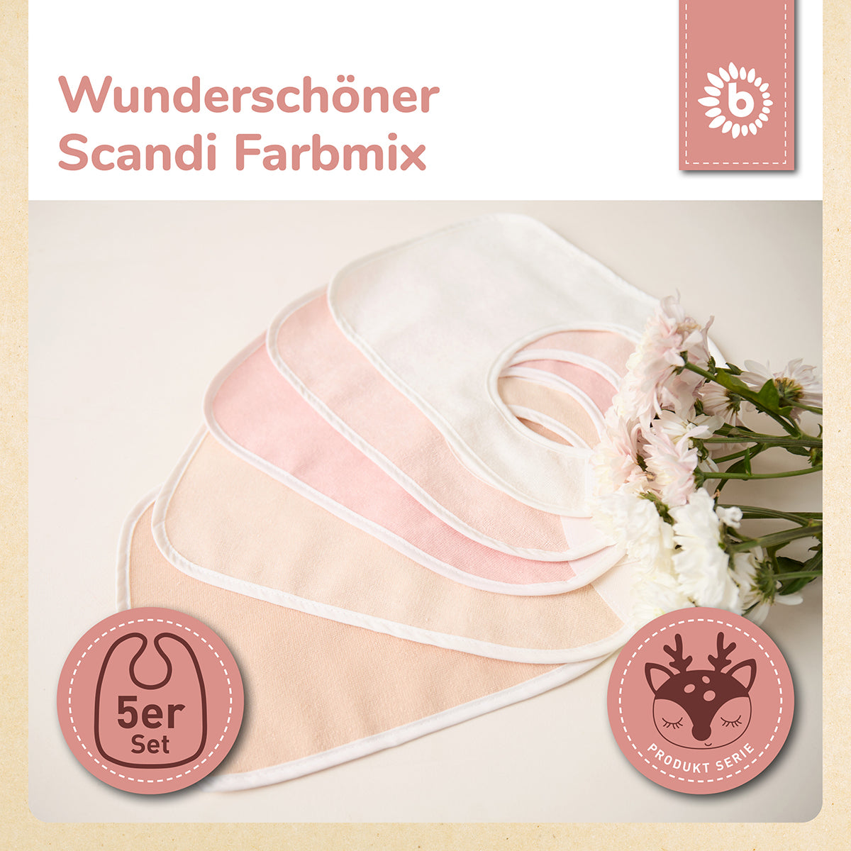 Lätzchen 5er Set Ella