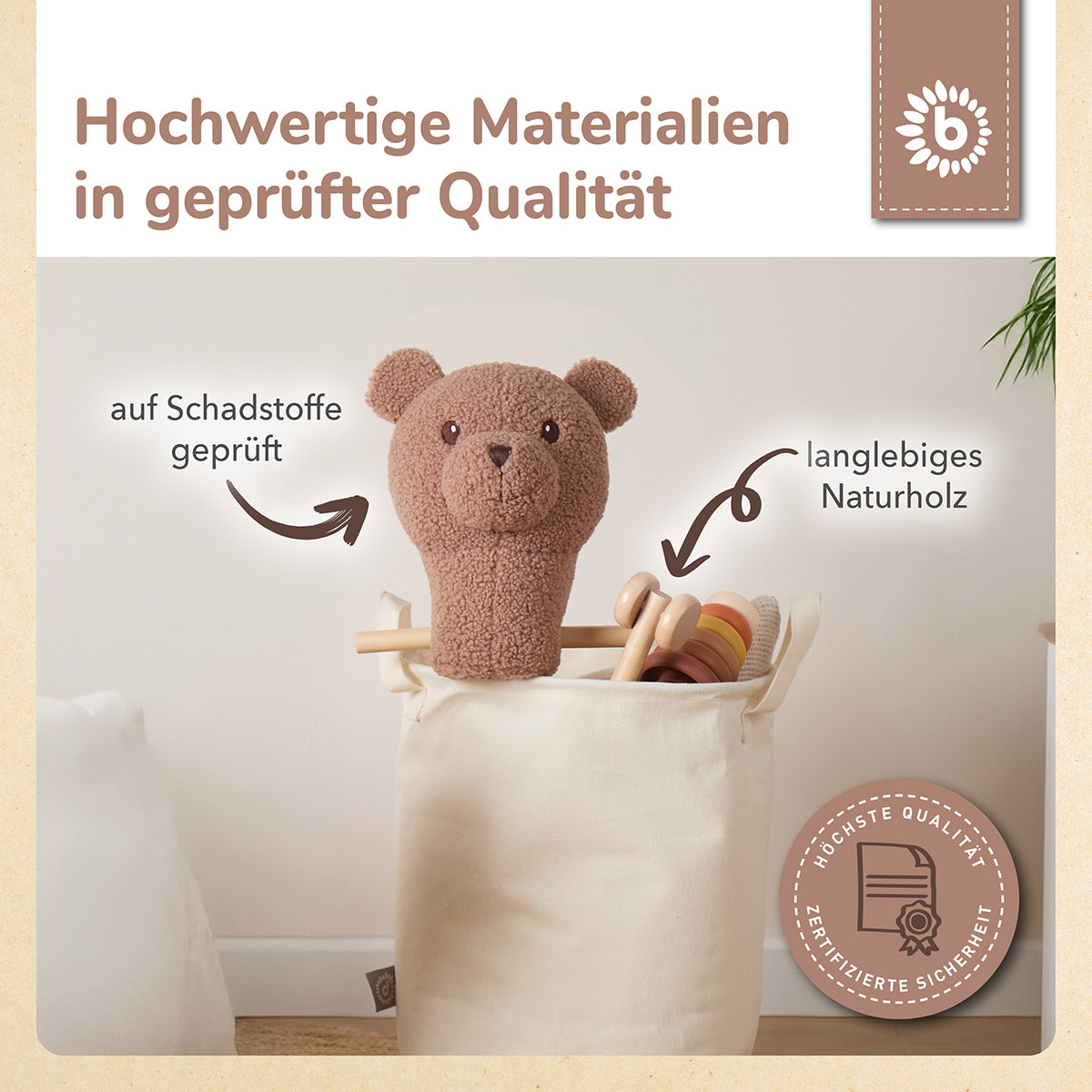 Steckentier Bär Mika