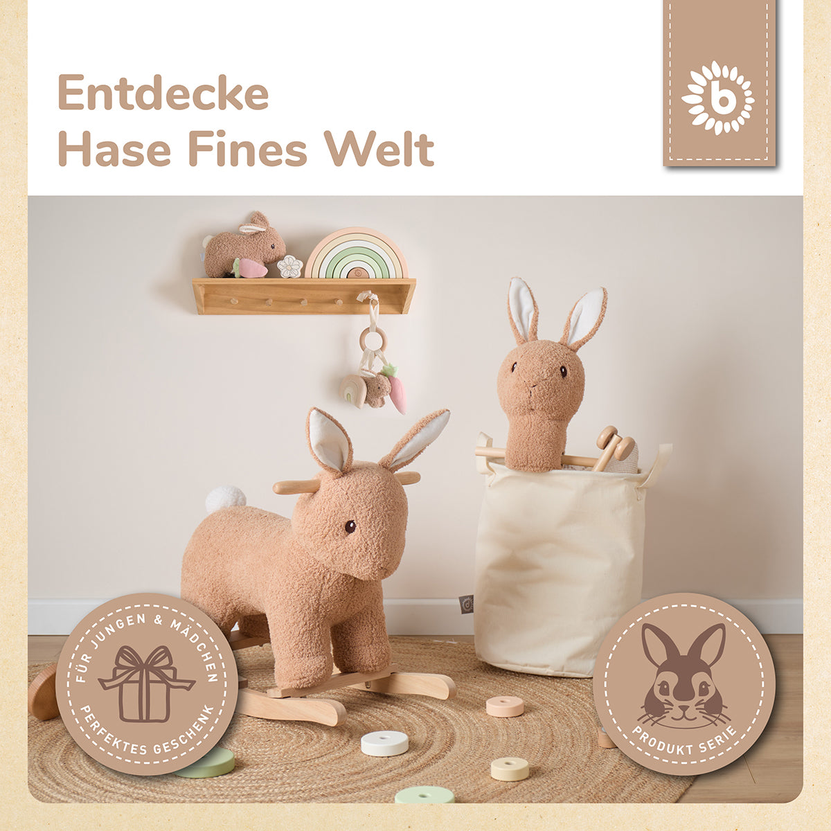 Steckentier Hase Fine