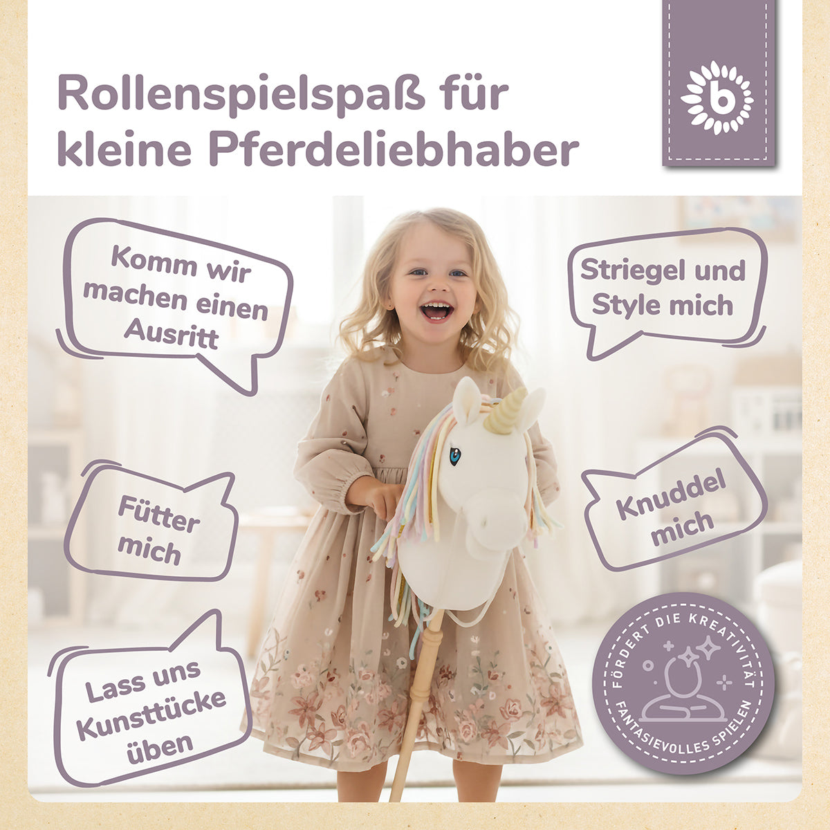 STECKENTIER EINHORN RAINBOW