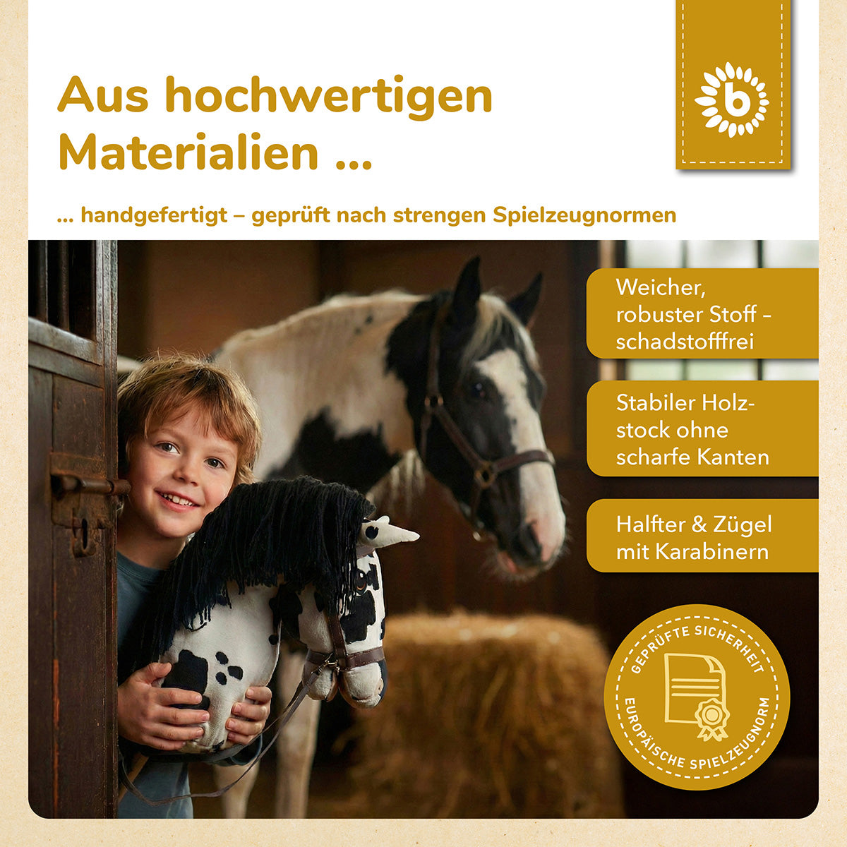 HOBBY HORSE SCHECKE - GRÖSSE M