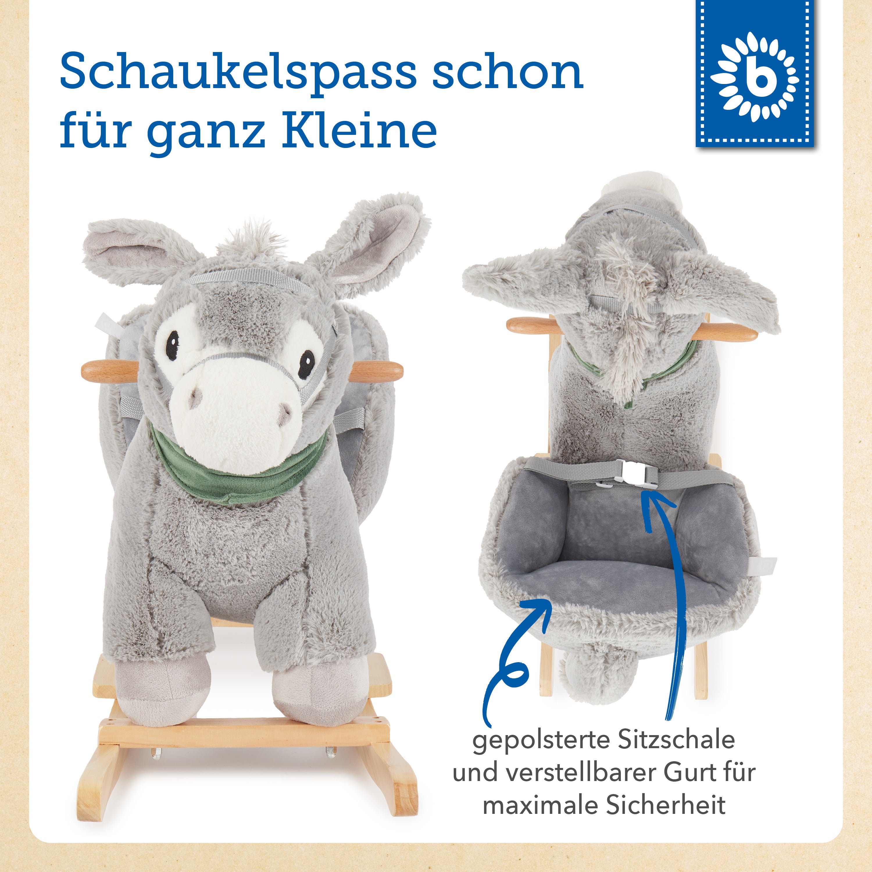 Schaukel Esel Luca