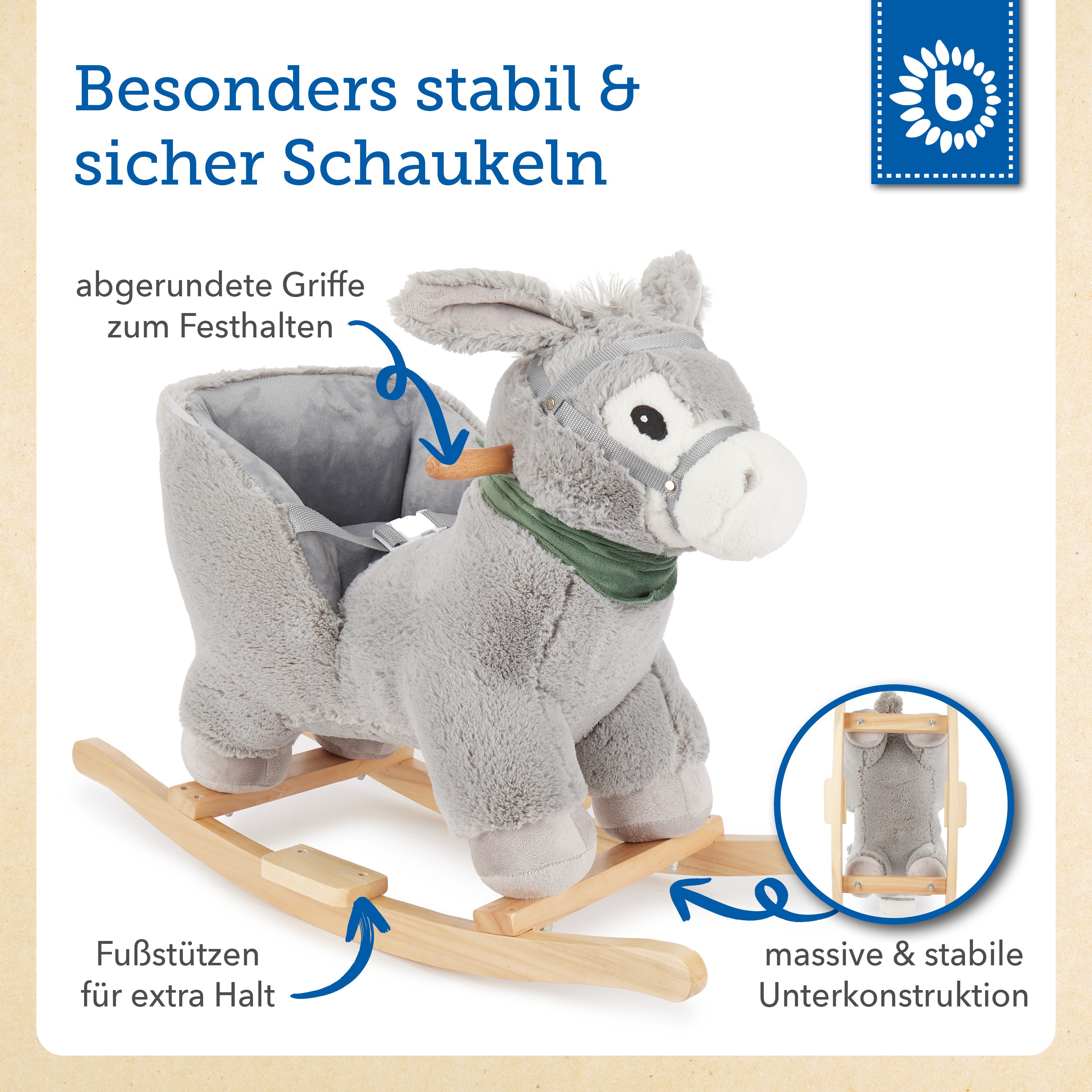 Schaukel Esel Luca