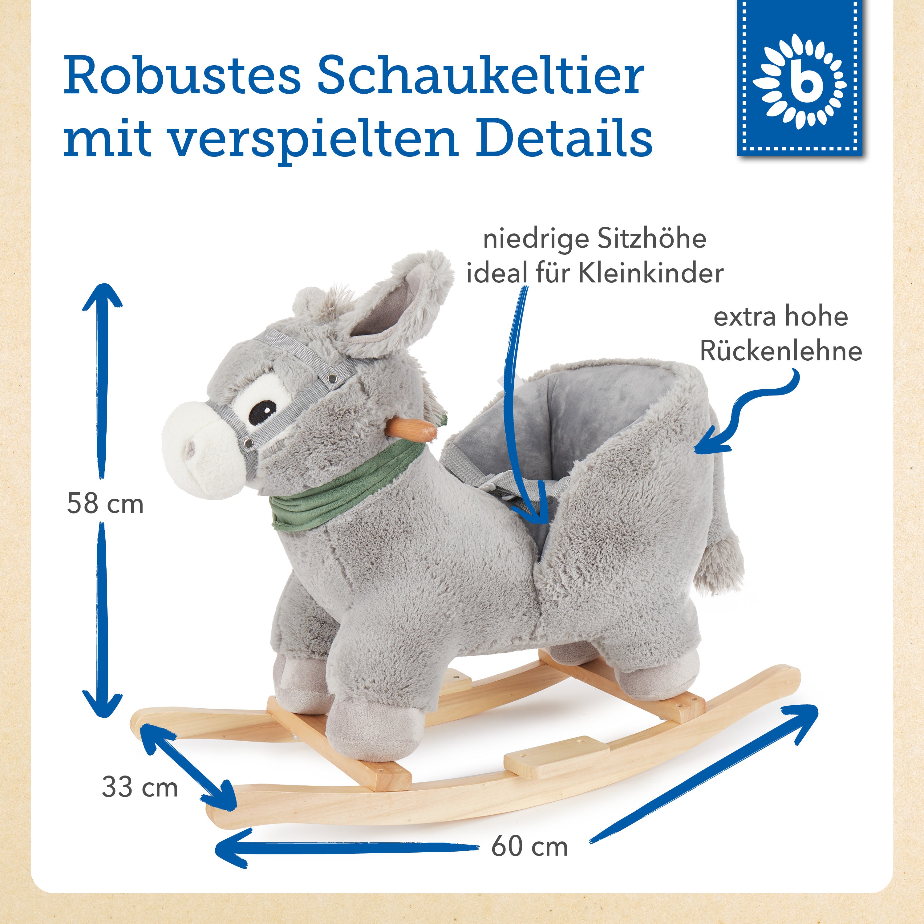 Schaukel Esel Luca