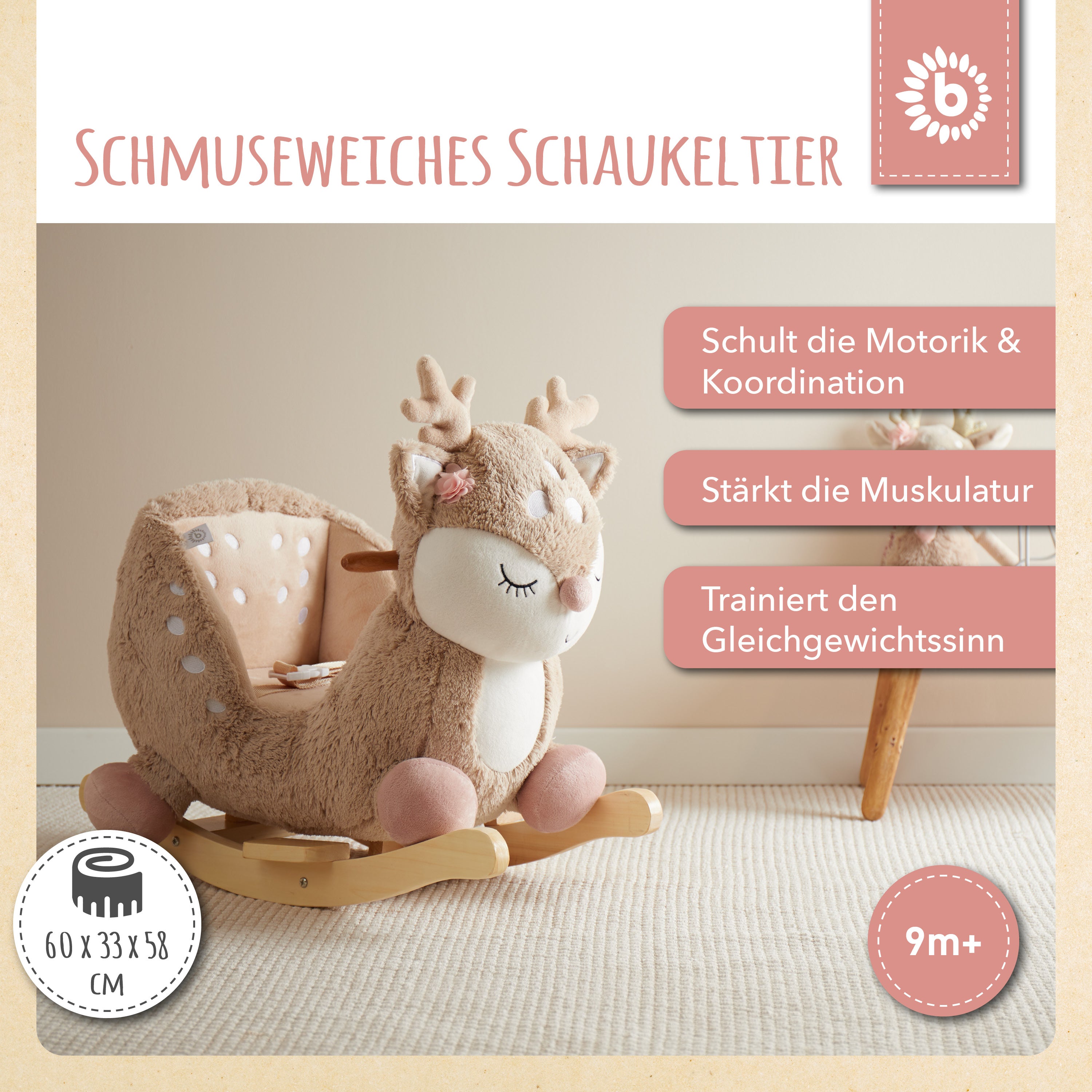 Schaukeltier Baby Reh Ella