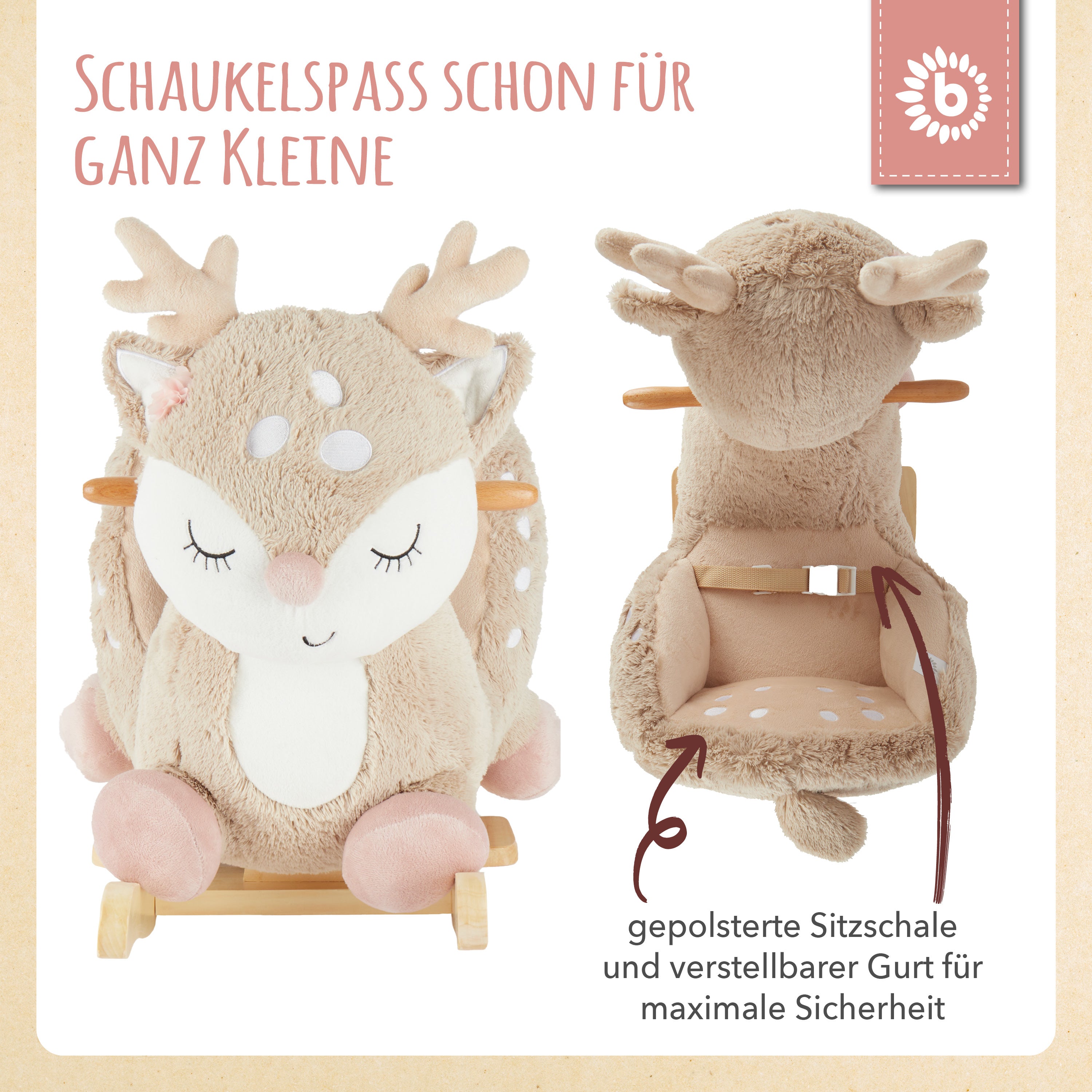 Schaukeltier Baby Reh Ella