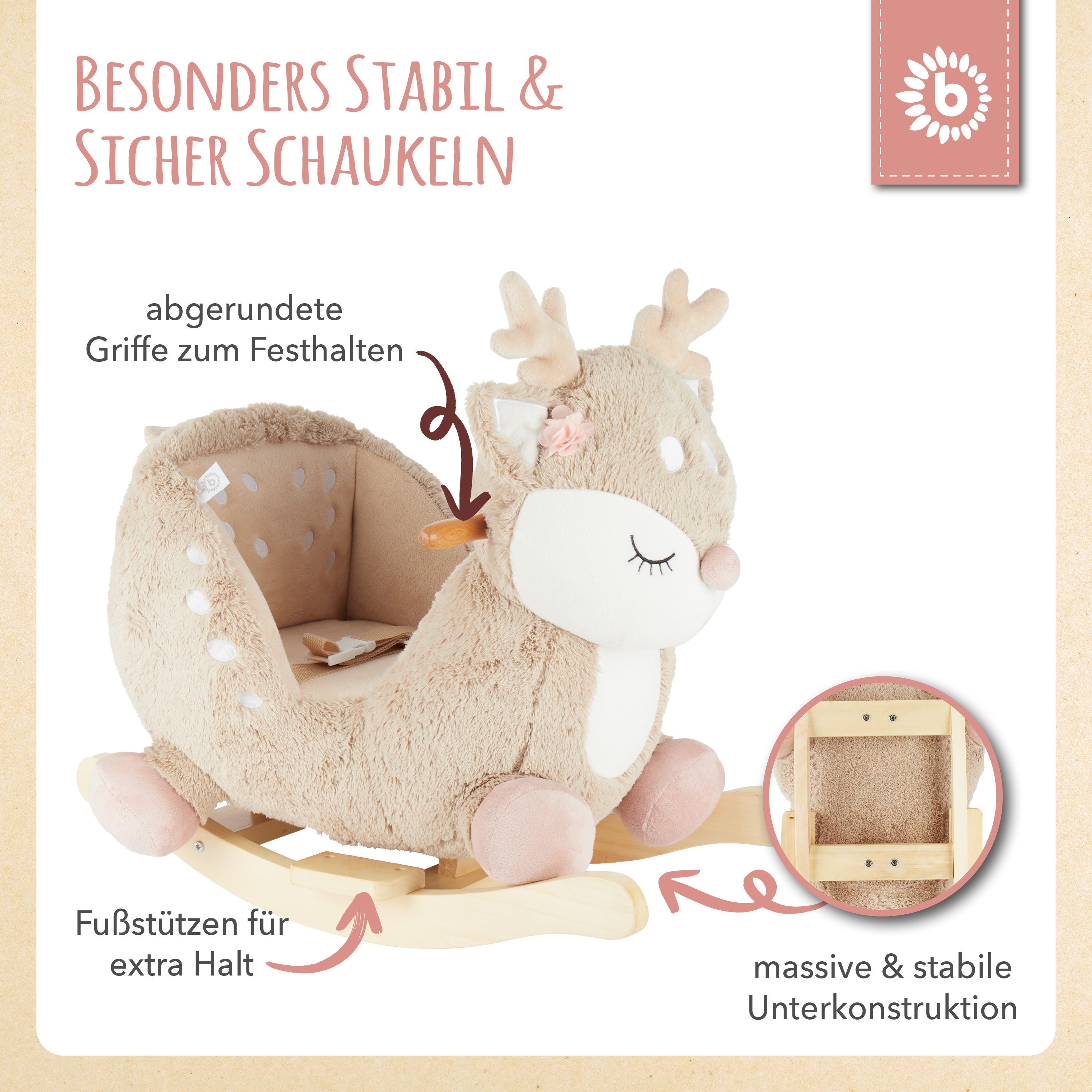 Schaukeltier Baby Reh Ella