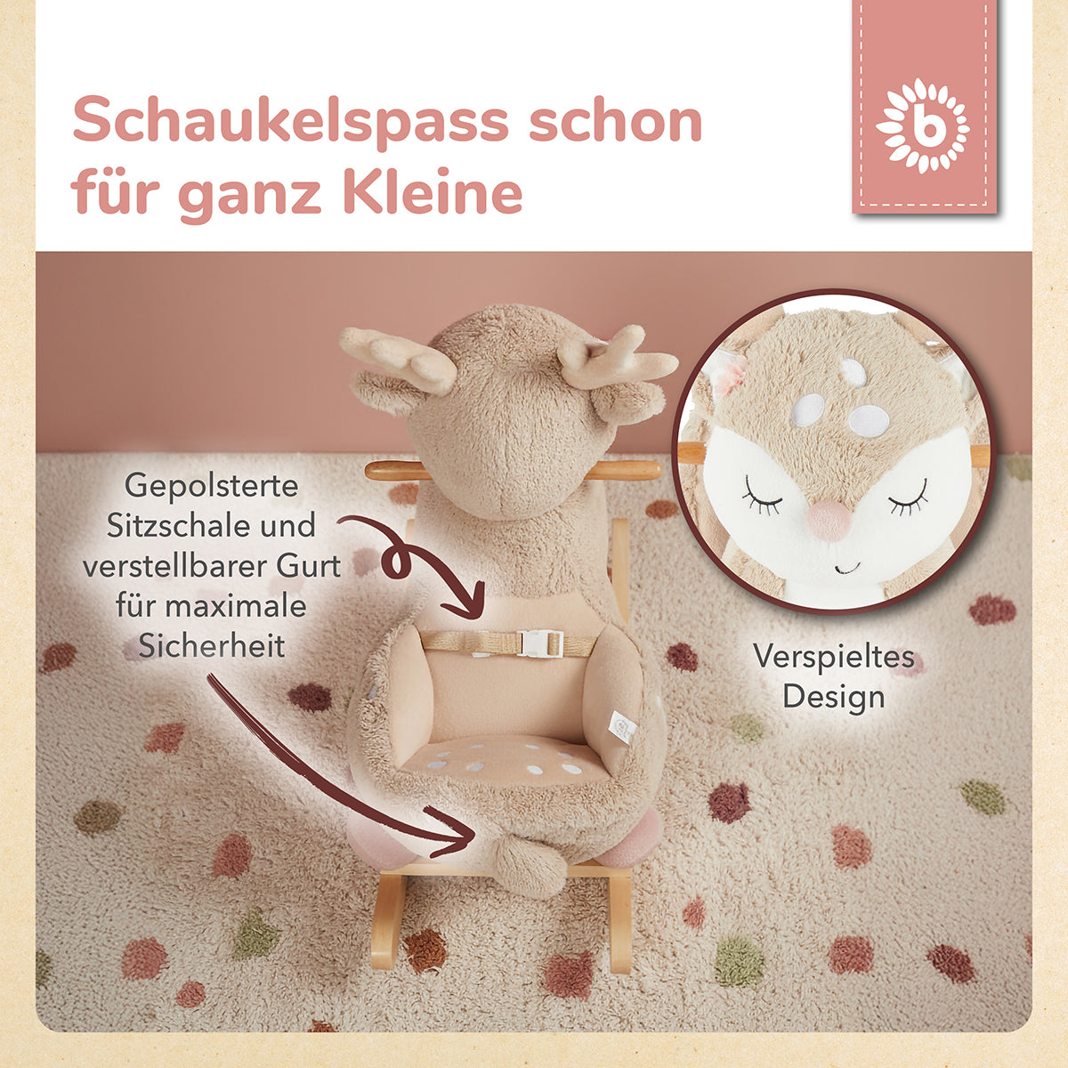 Schaukeltier Baby Reh Ella