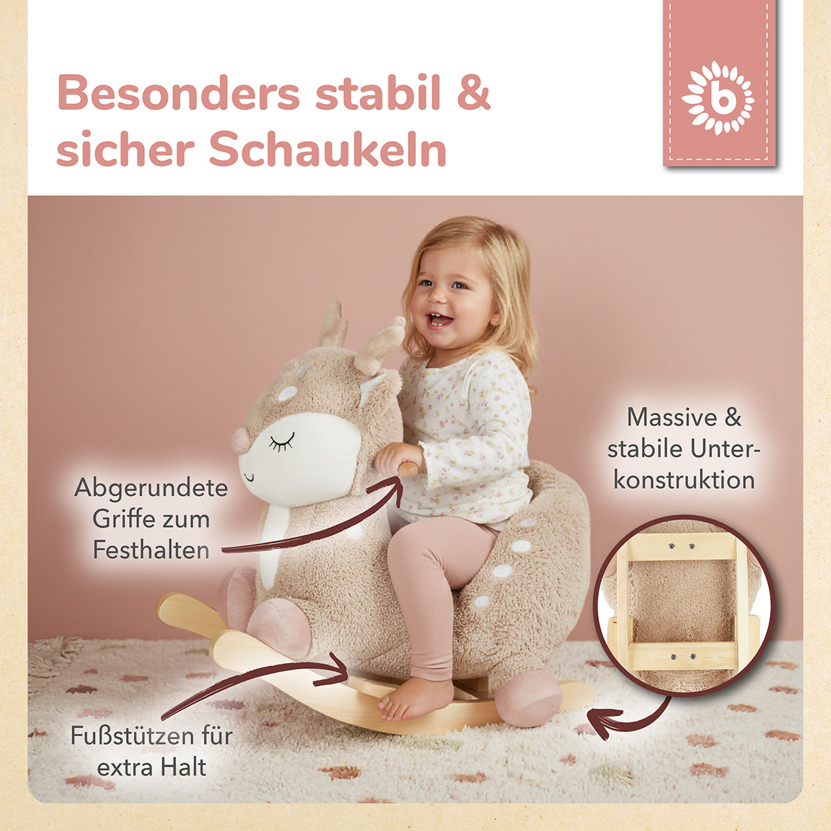 Schaukeltier Baby Reh Ella