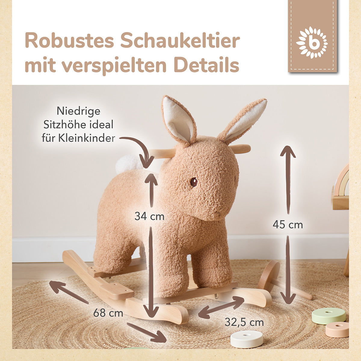 Schaukeltier Hase Fine