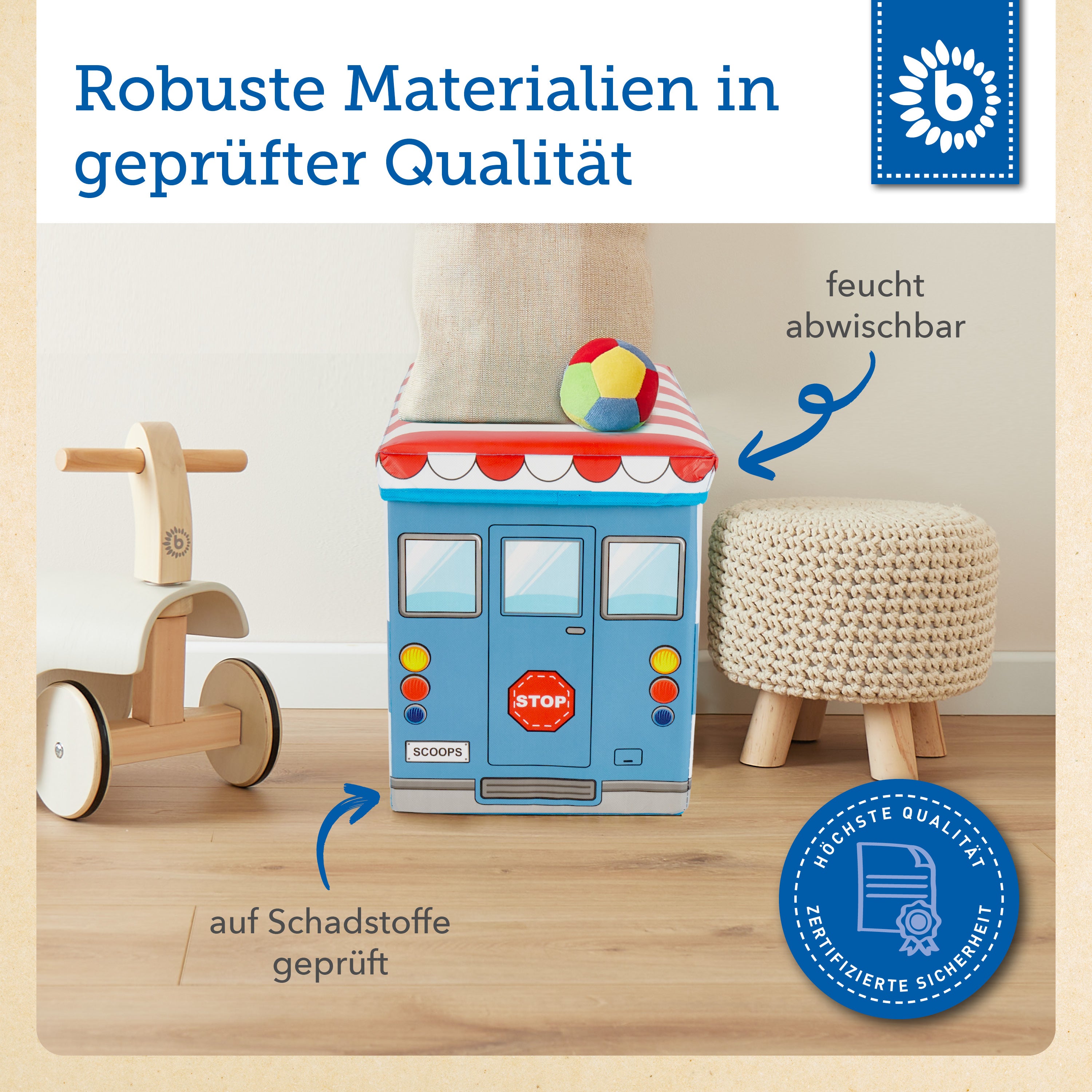 2in1 Staubox & Sitzbank Icecream