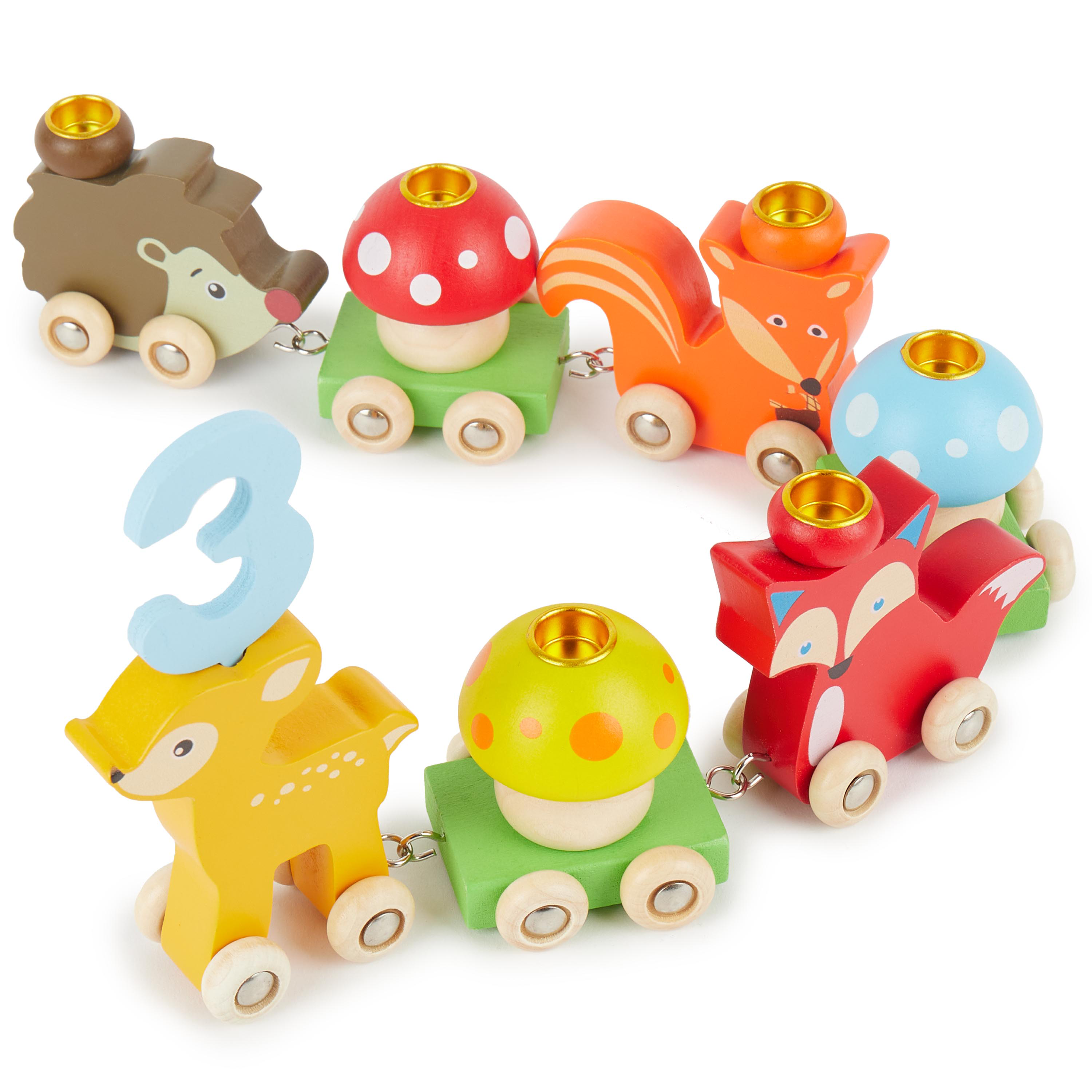 Geburtstagszug Waldtiere