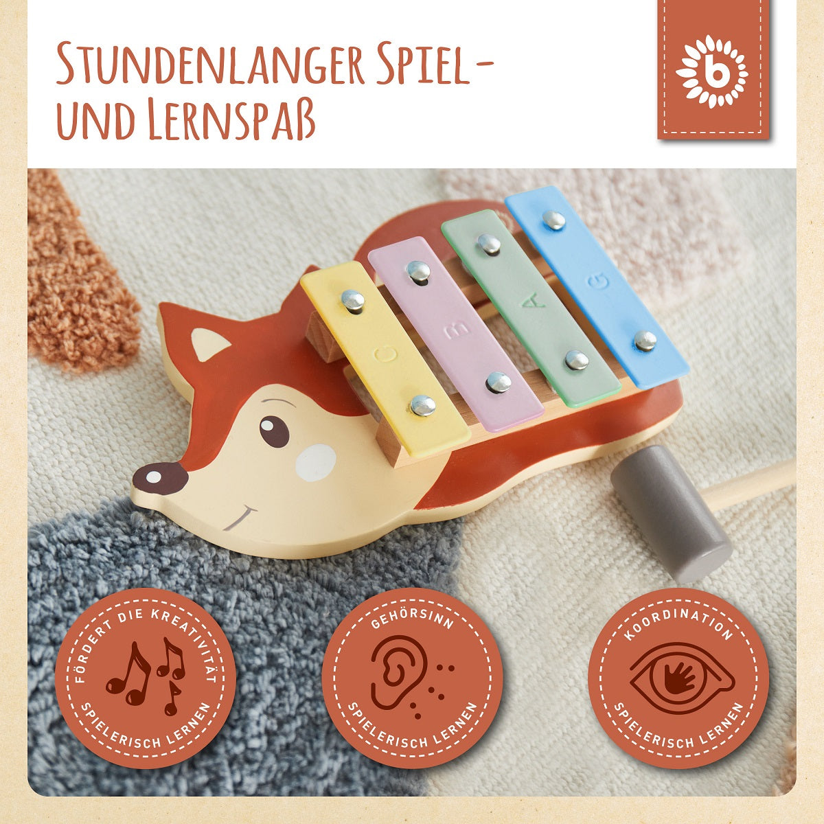 Mini Xylophon Fuchs FSC®