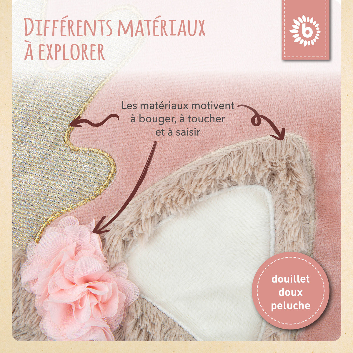 Spieldecke Reh Ella - FR Infographic