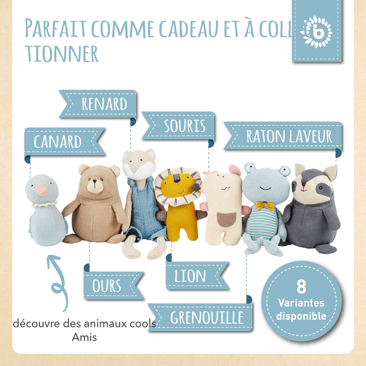 Kuscheltier Ente - FR Infographic