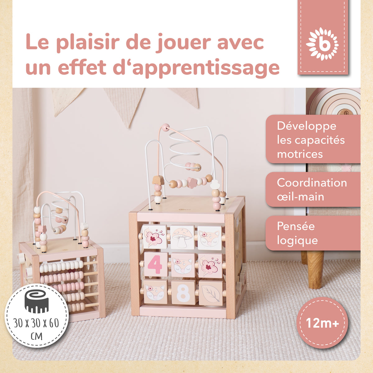 MOTORIKWÜRFEL REH ELLA XXL FSC® - FR Infographic