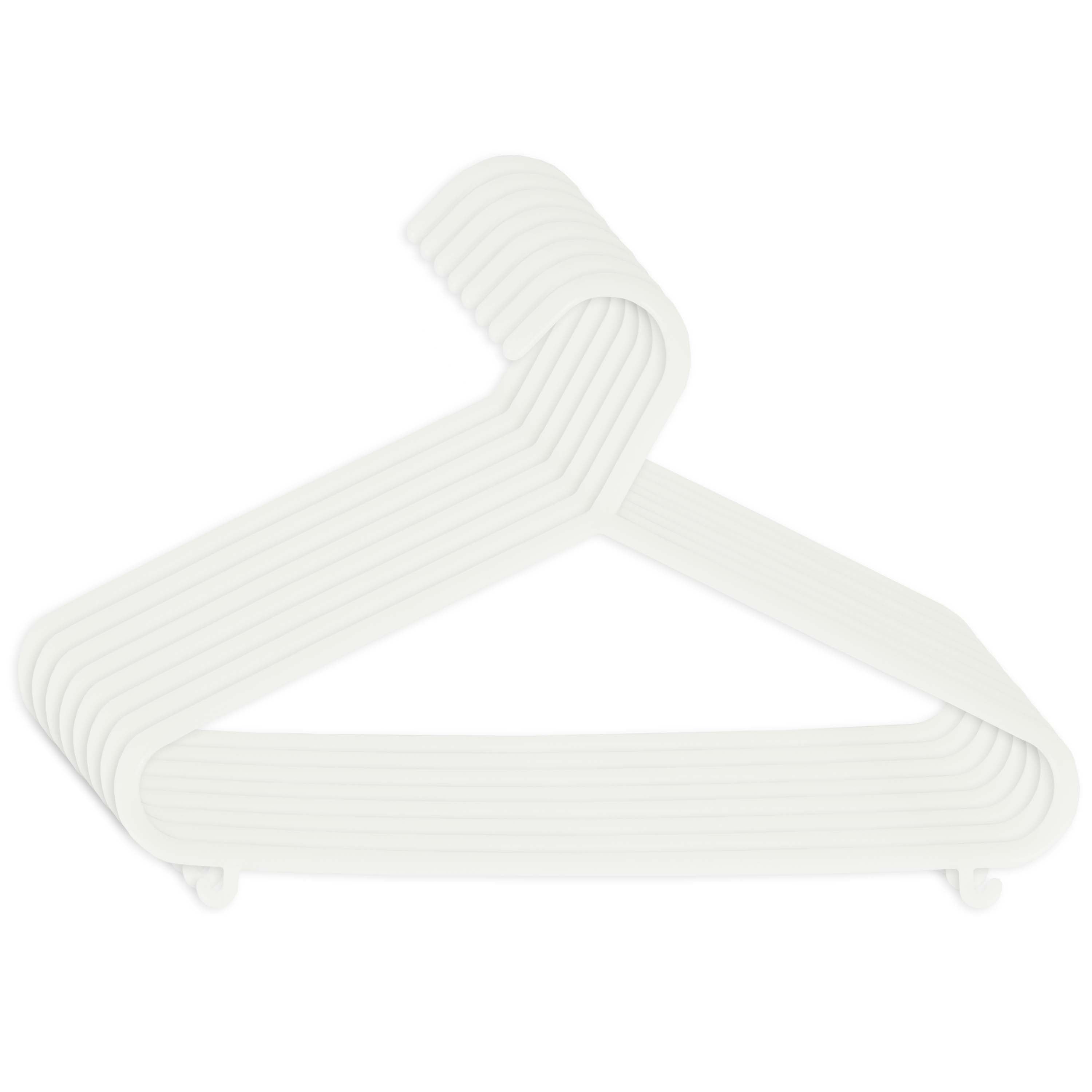 Kleiderbügel 8er Set white