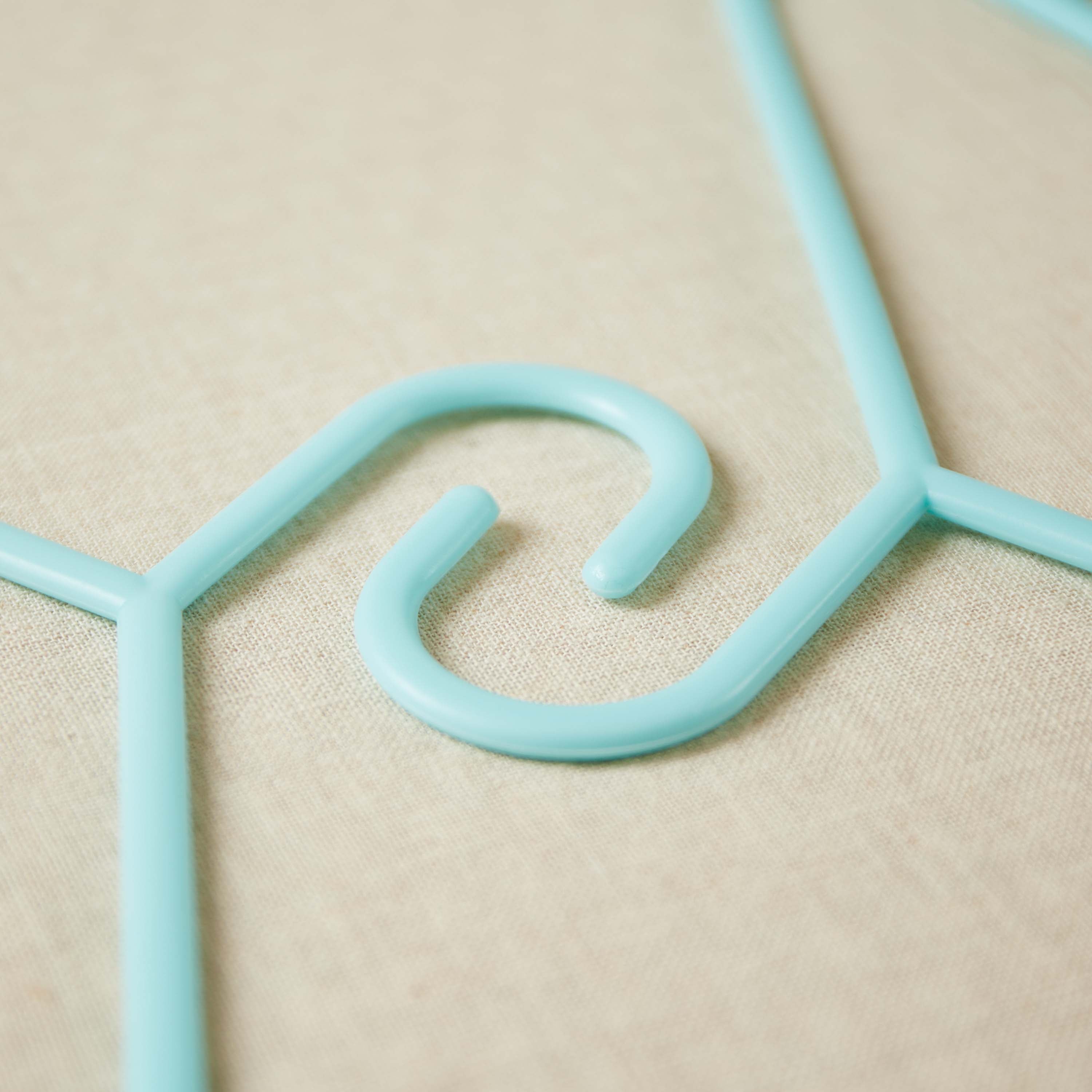 Kleiderbügel 8er Set light teal