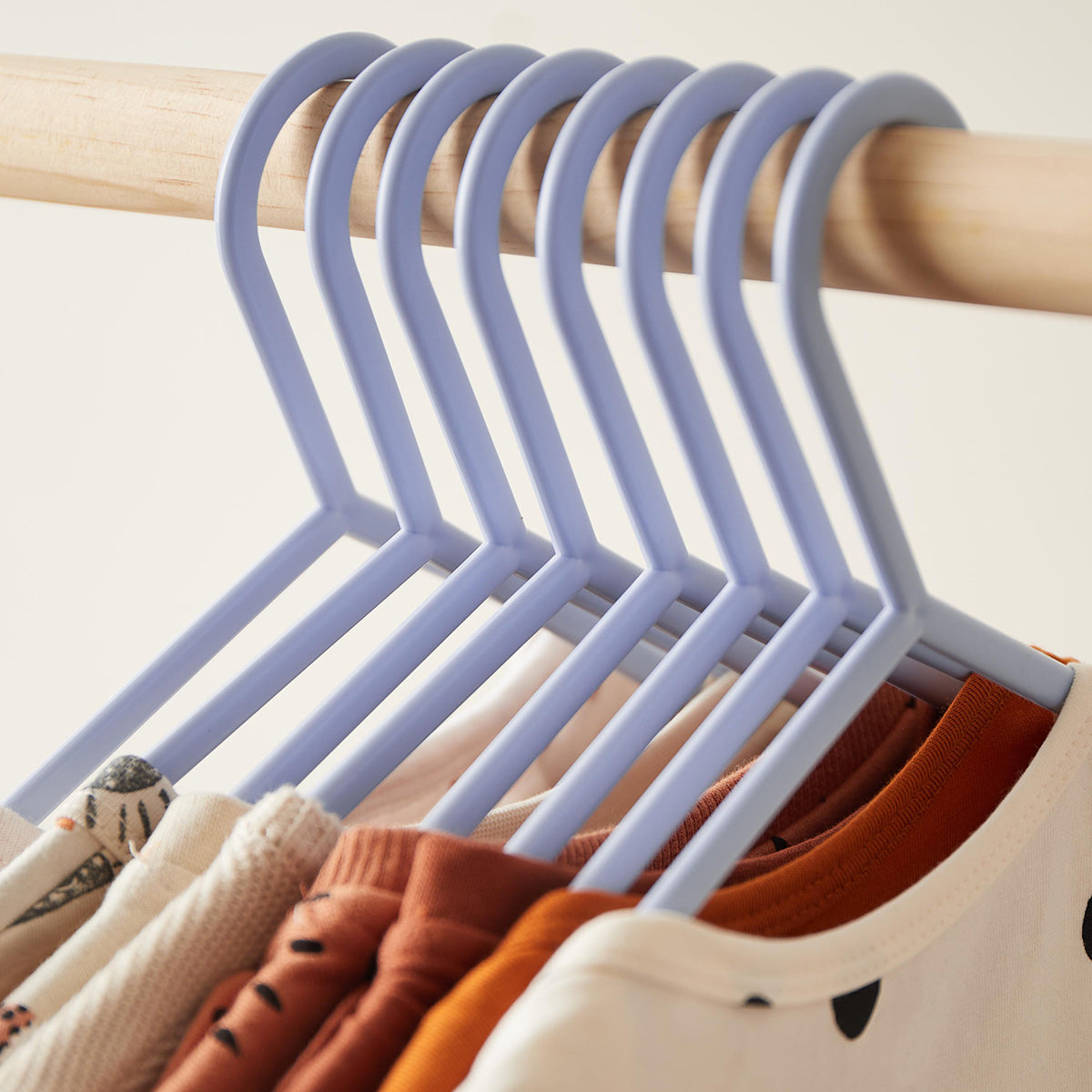 KLEIDERBÜGEL 8ER SET LILAC