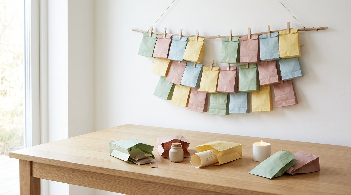 Adventskalender Erwachsene: Füllideen, Aufgaben & DIY-Verpackung