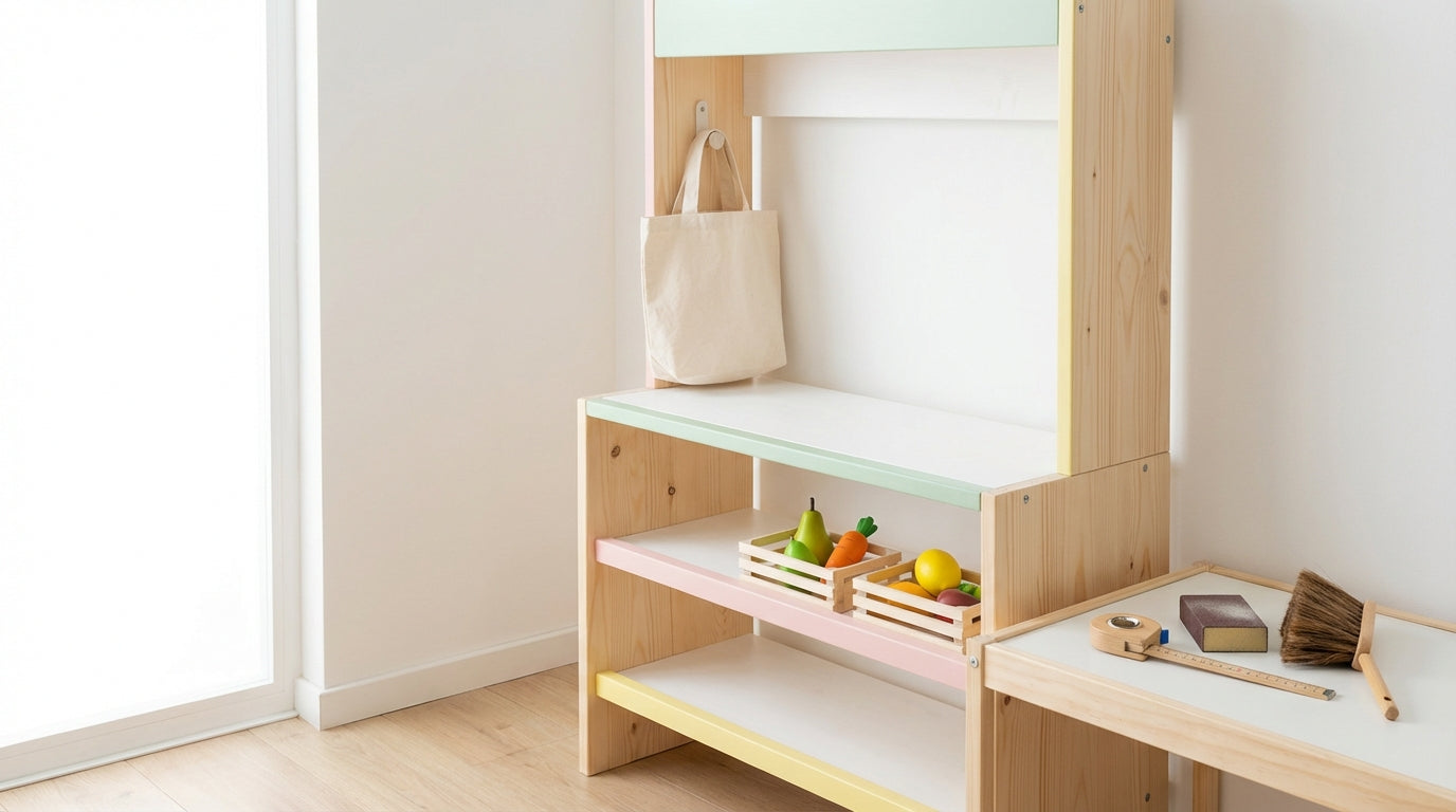 Kaufladen DIY: Kaufladen selber bauen – Anleitung, Sicherheit & Ideen