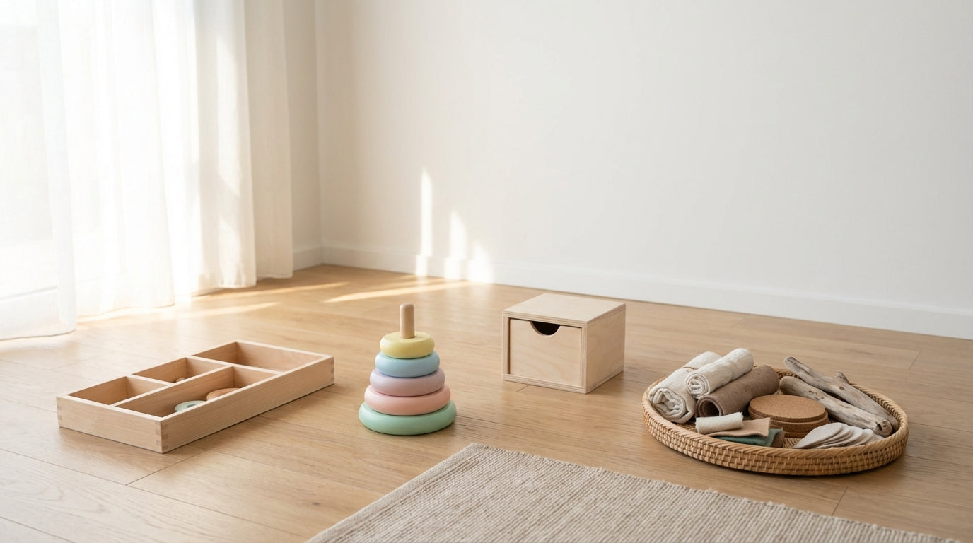 Montessori Sensorikspielzeug: 6 ruhige Spielideen für zuhause