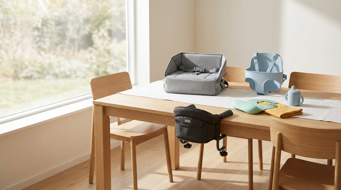 Reisekinderstuhl: So sitzt dein Kind unterwegs sicher am Tisch