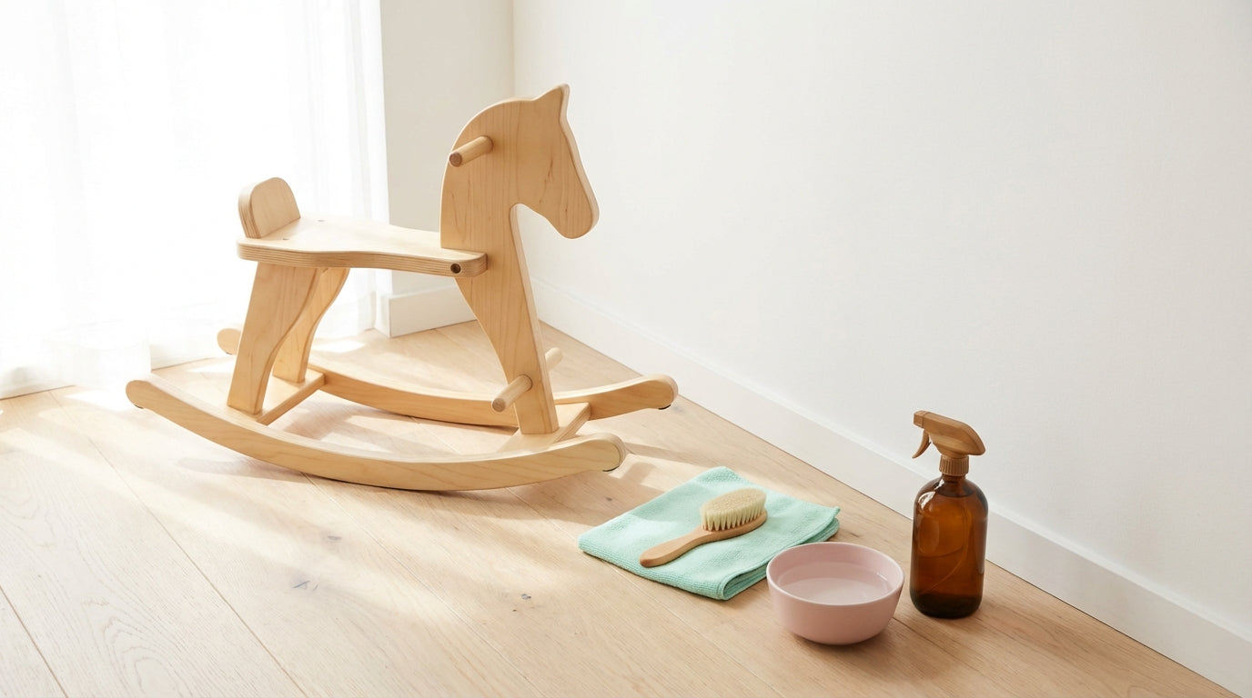 Schaukelpferd Pflege: So bleibt euer Schaukeltier lange schön