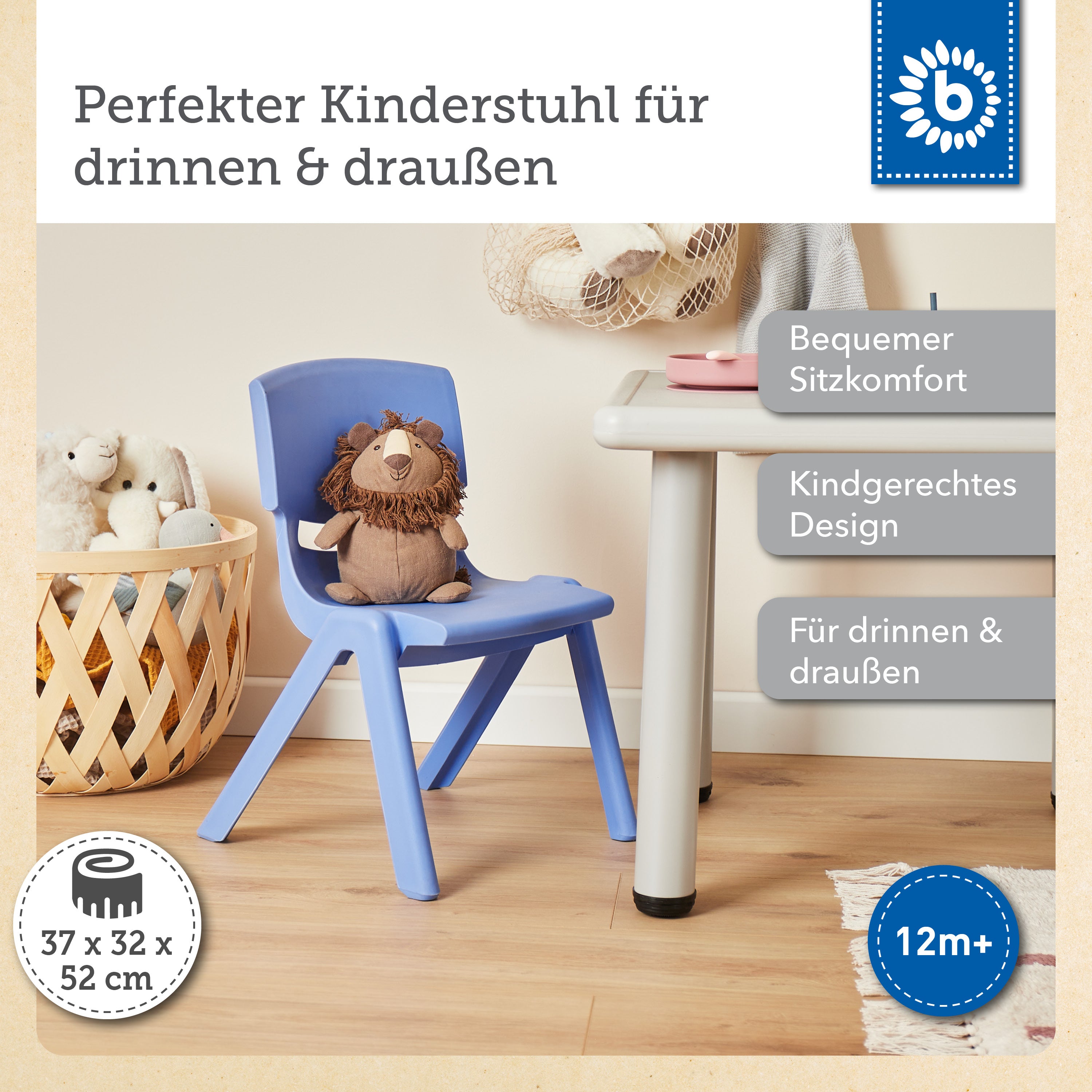Kinderstuhl Blau