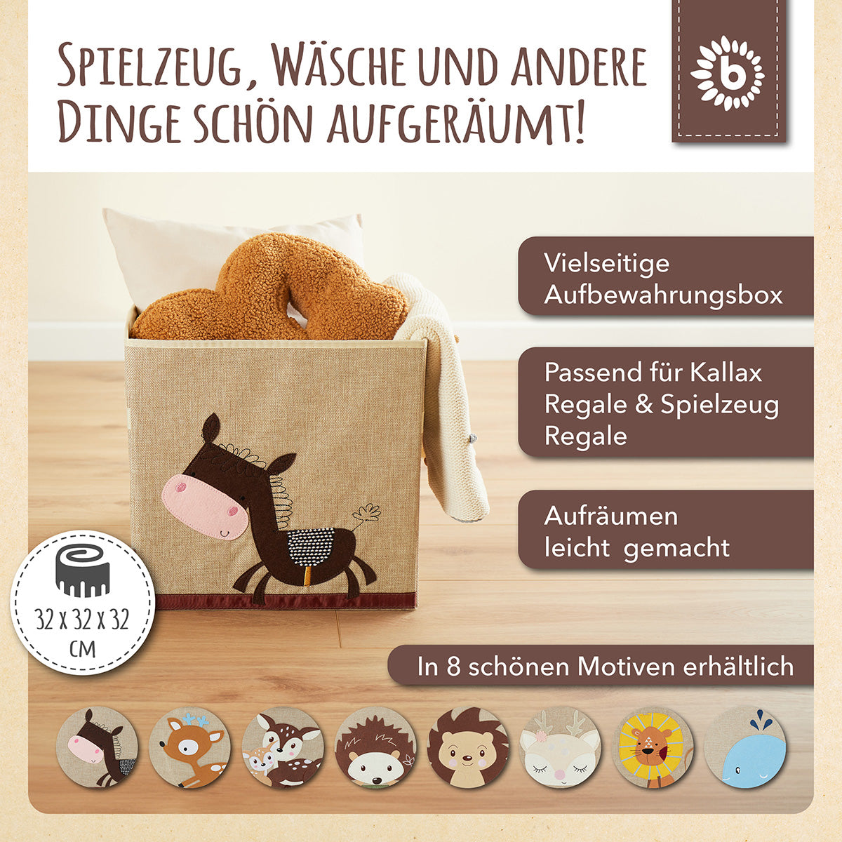 Aufbewahrungsbox Esel