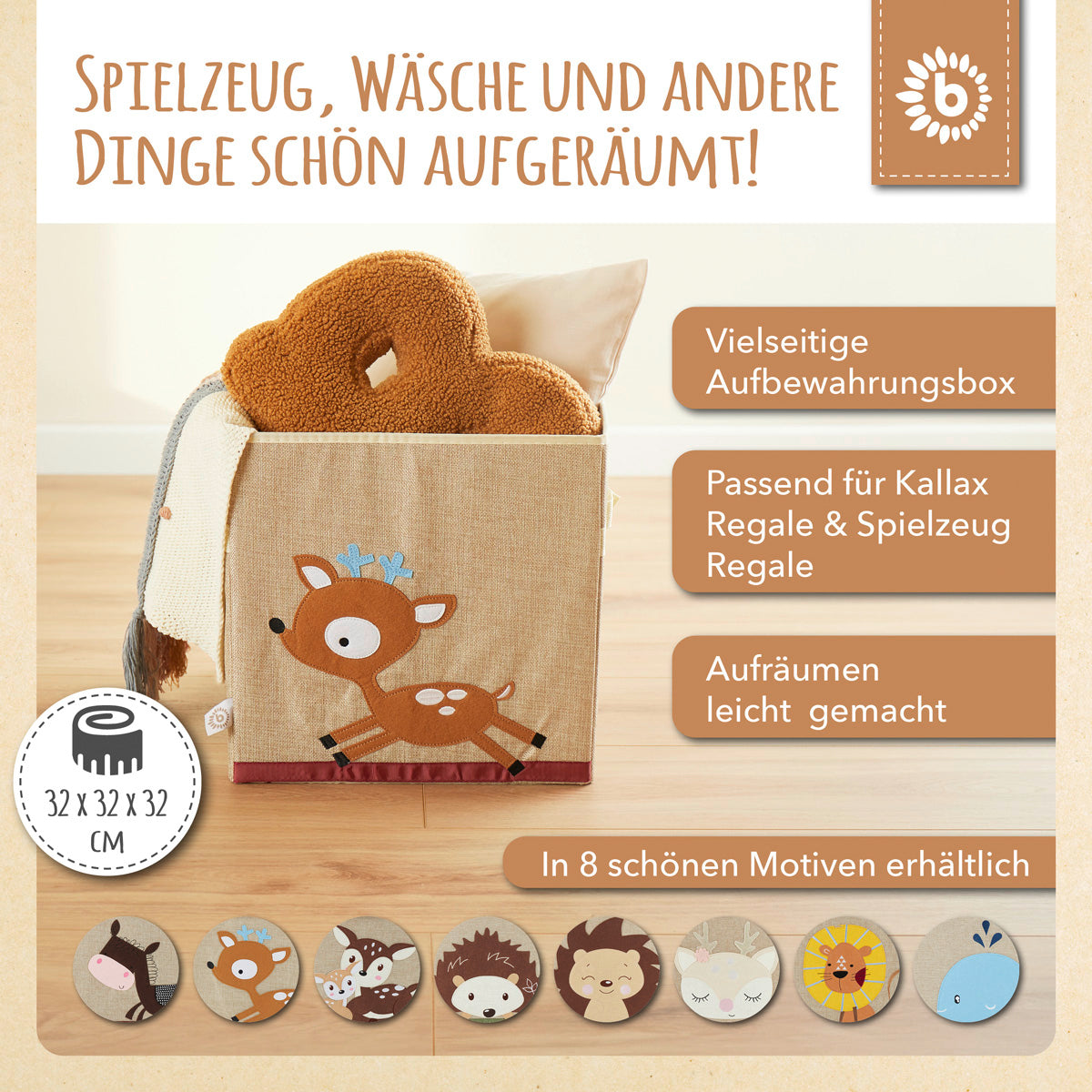 Aufbewahrungsbox Reh