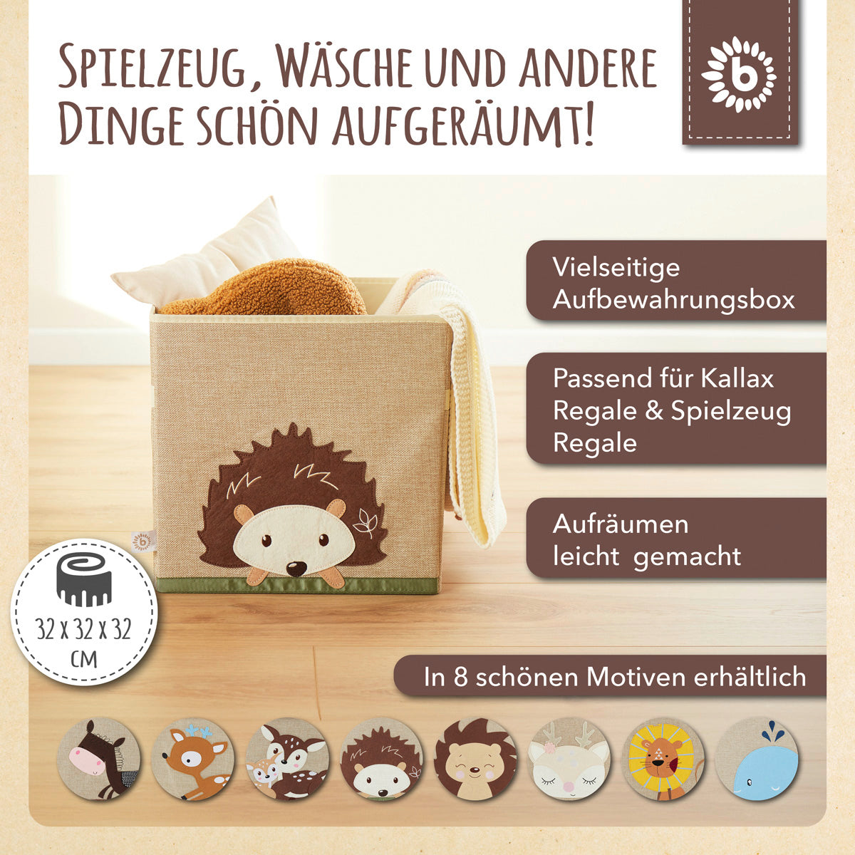 Aufbewahrungsbox Igel