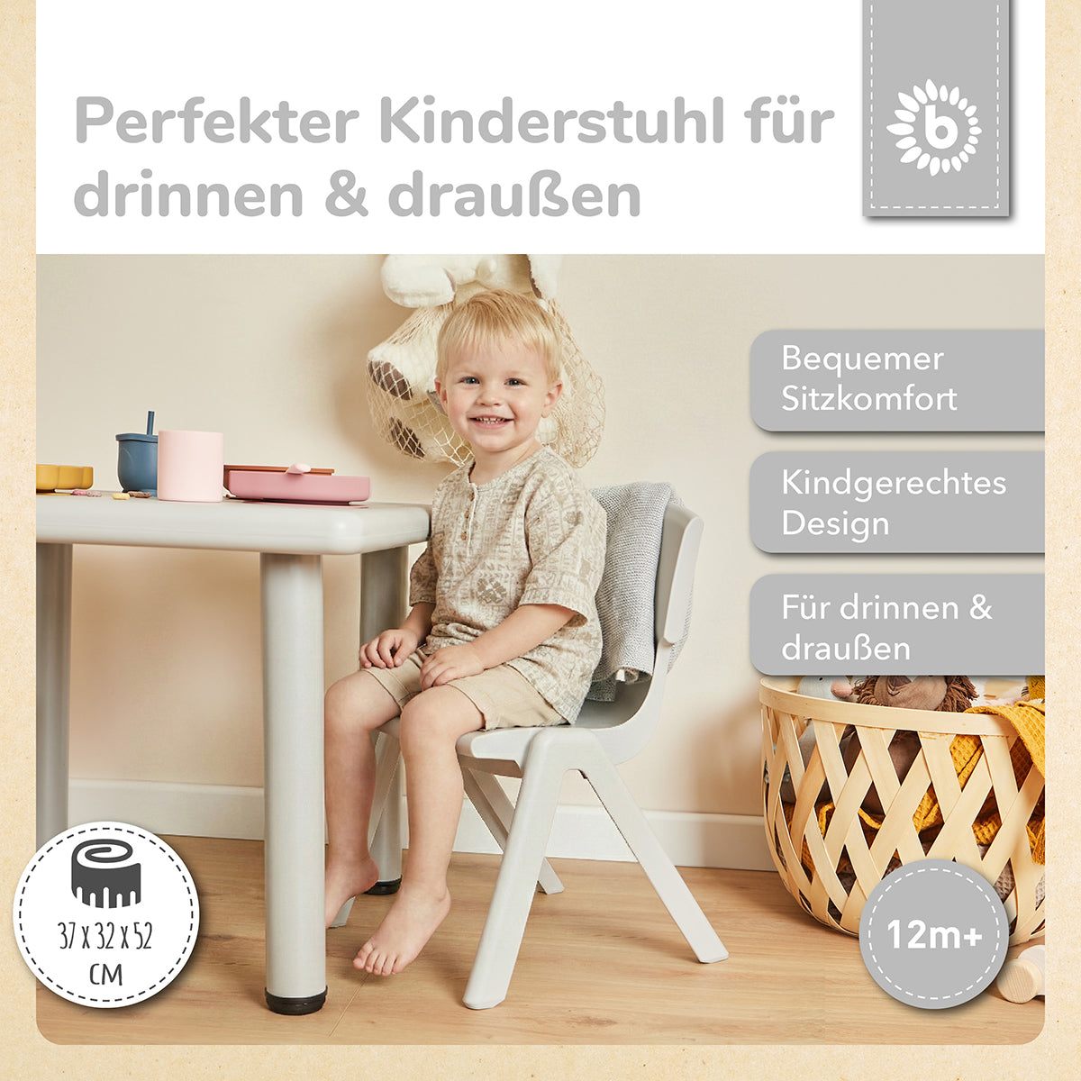 Kinderstuhl silver