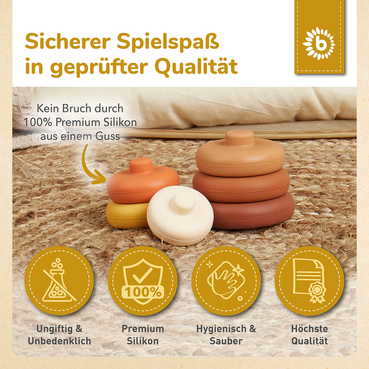 Silikon Stapelturm Chocolate Bliss