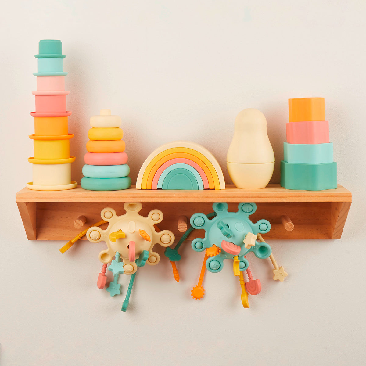 Silikon Stapelspiel Blume Tropical Vibes