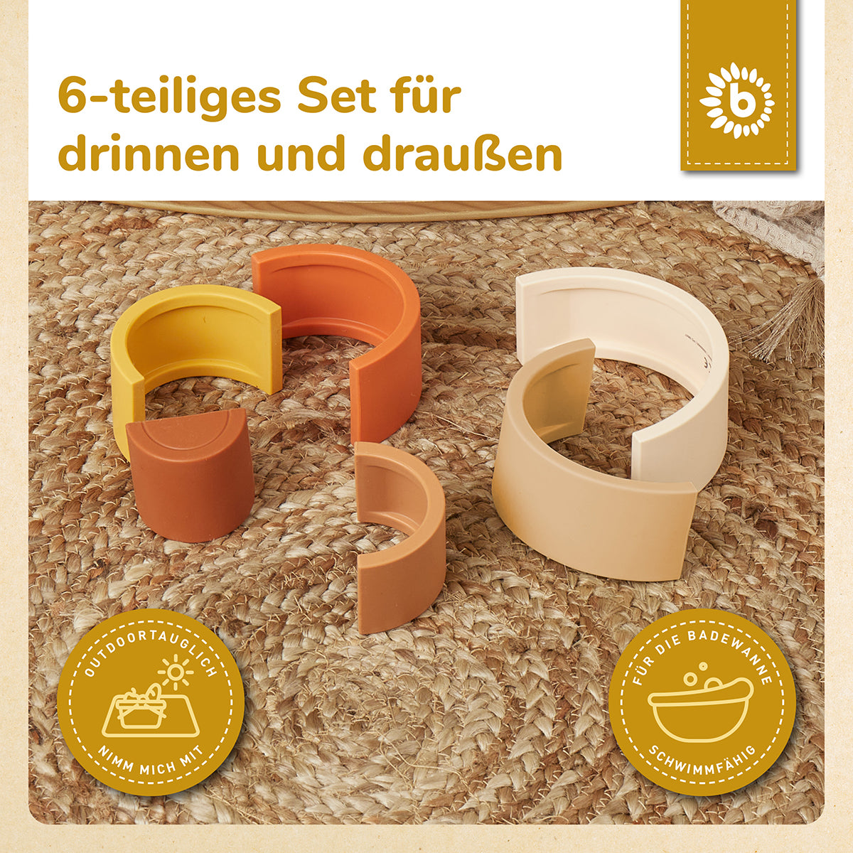 Silikon Regenbogen Chocolate Bliss