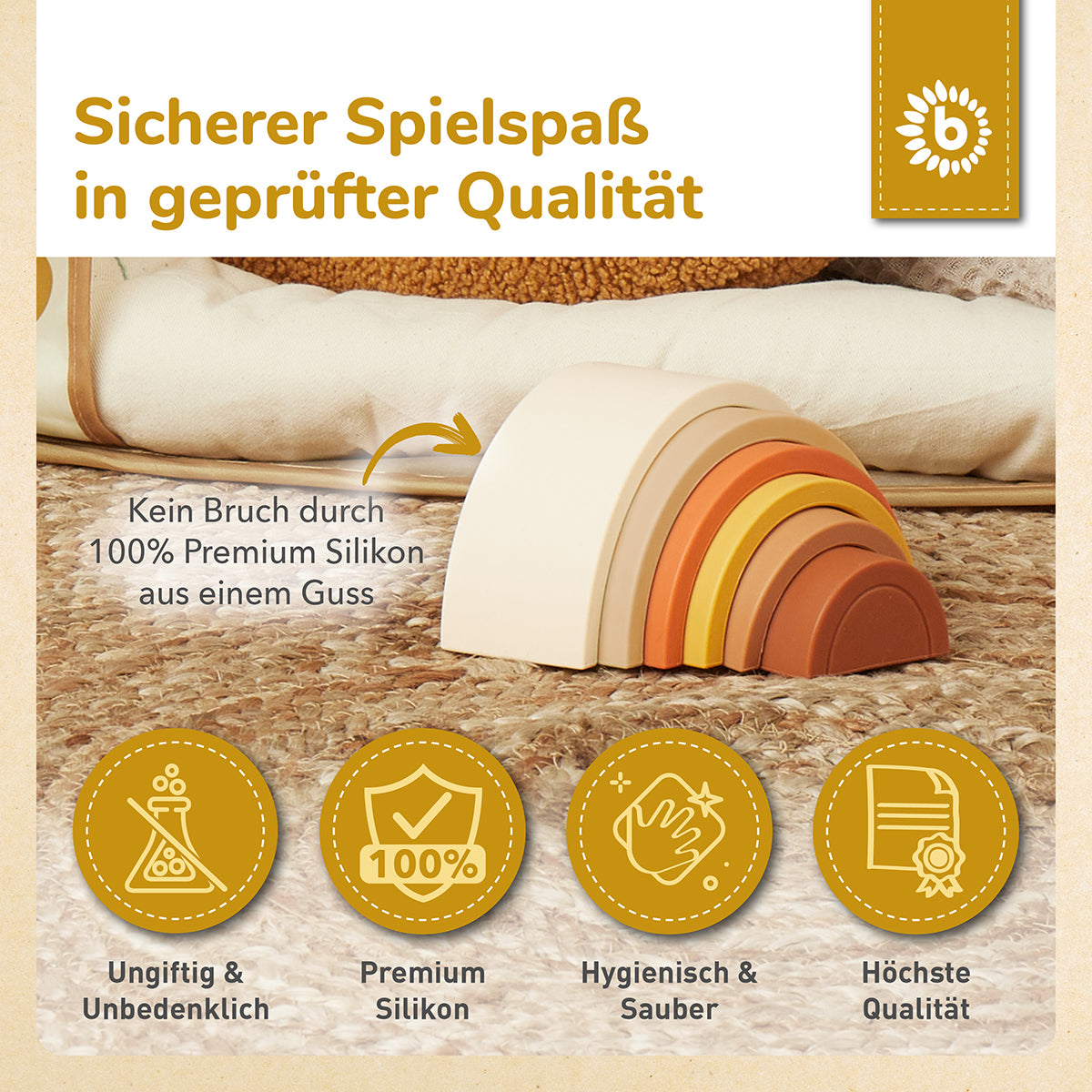 Silikon Regenbogen Chocolate Bliss