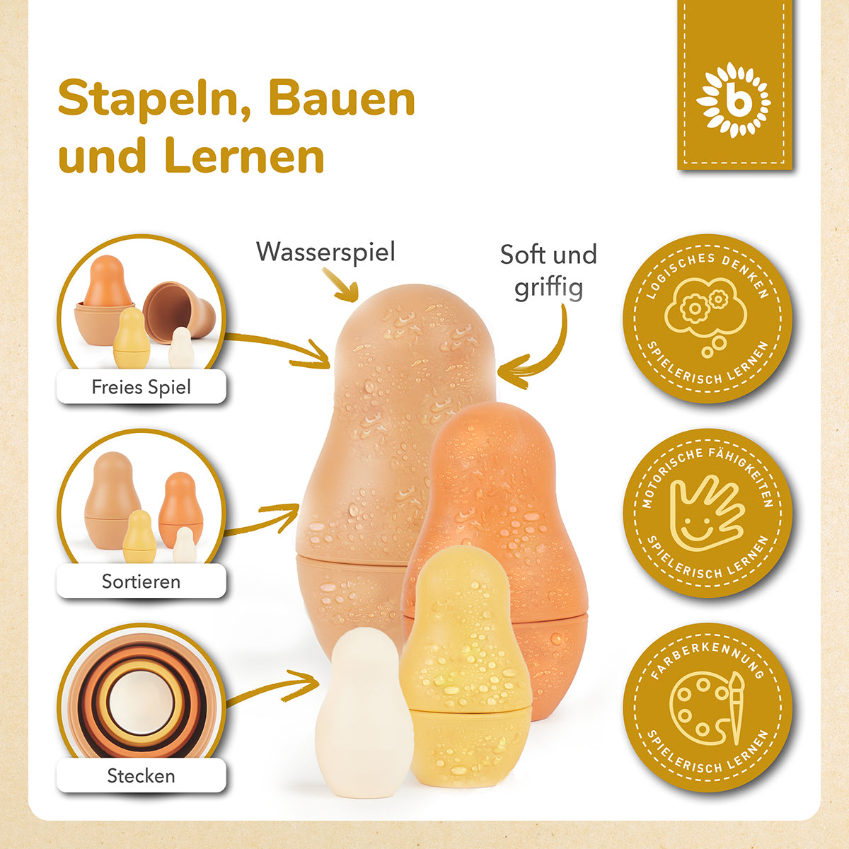 Silikon Matroschka Chocolate Bliss