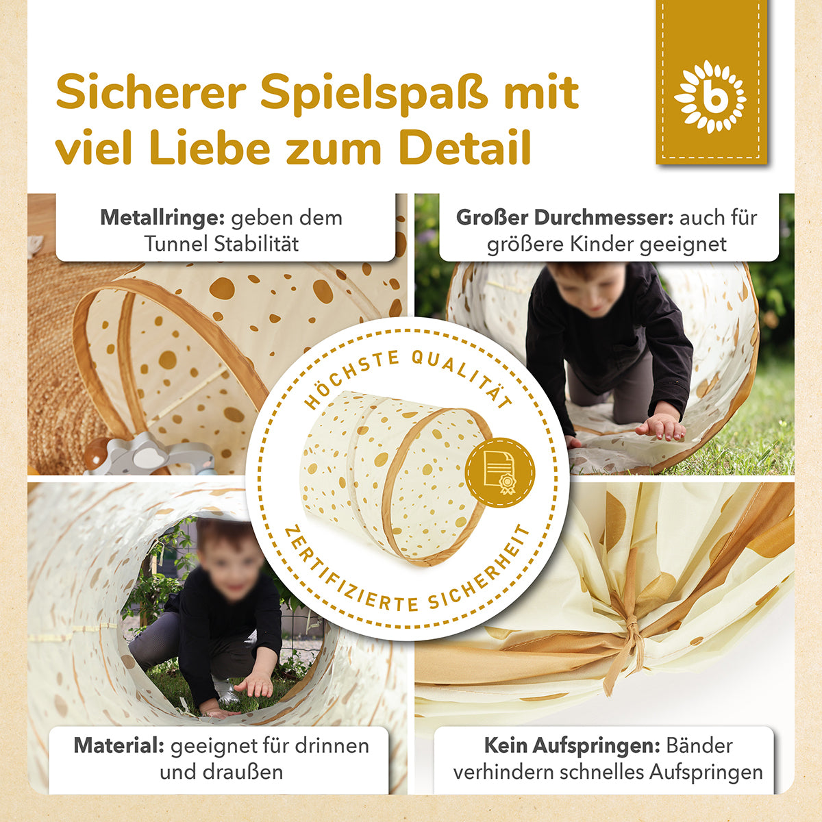 Pop up Spieltunnel Dots