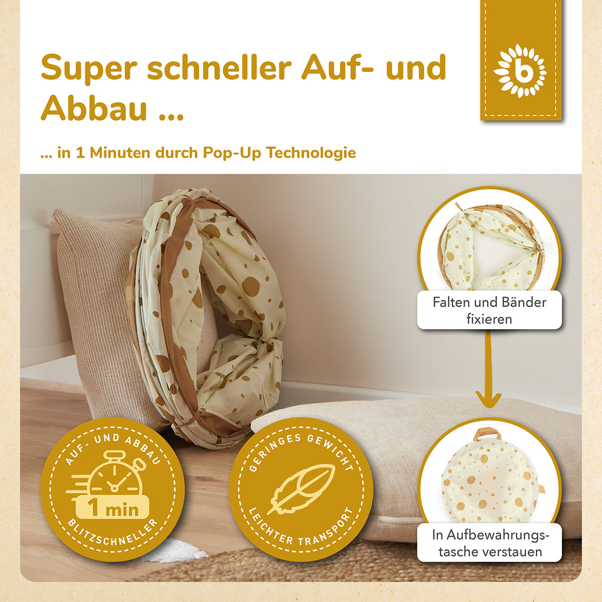 Pop up Spieltunnel Dots