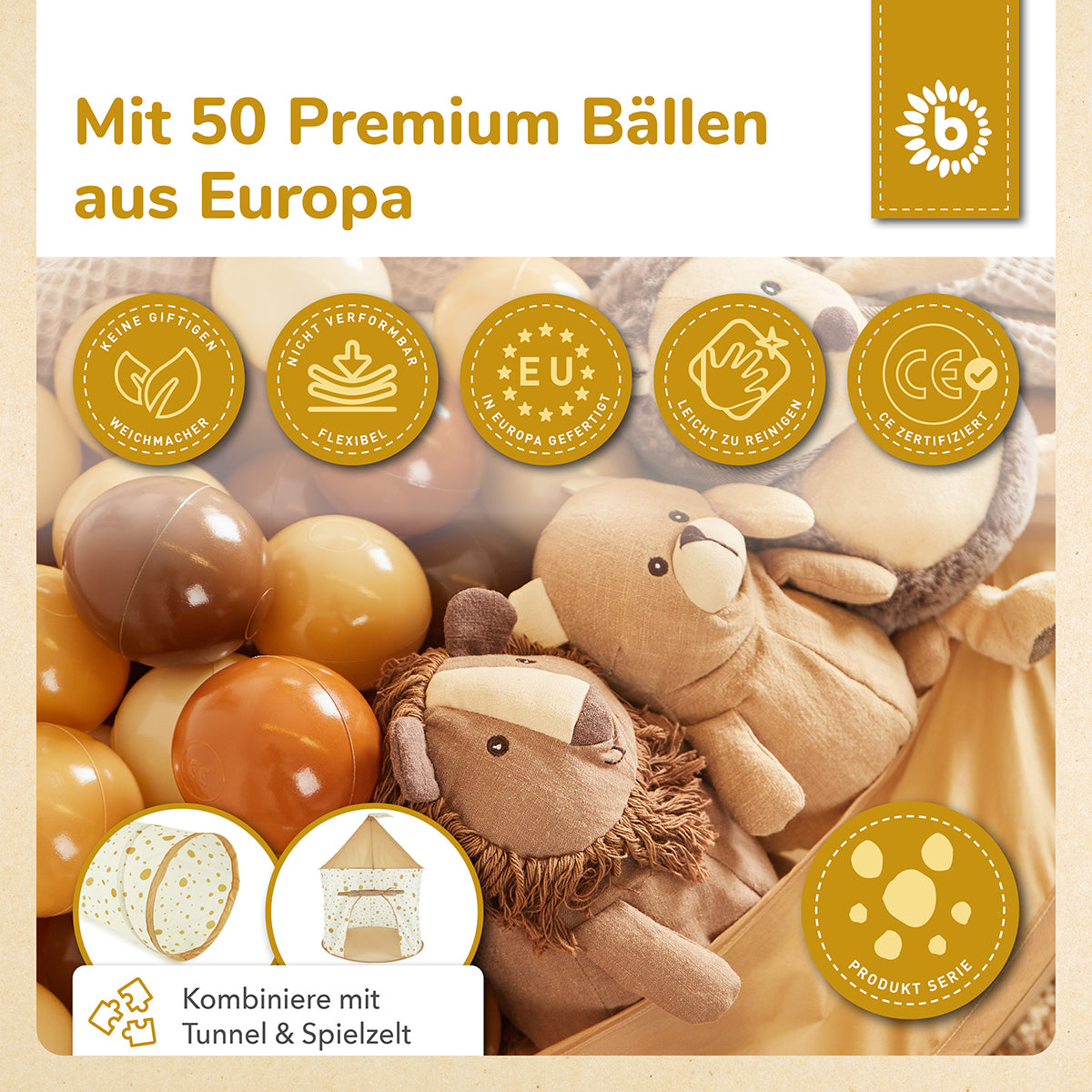 Pop up Bällebad Dots mit 50 Bällen